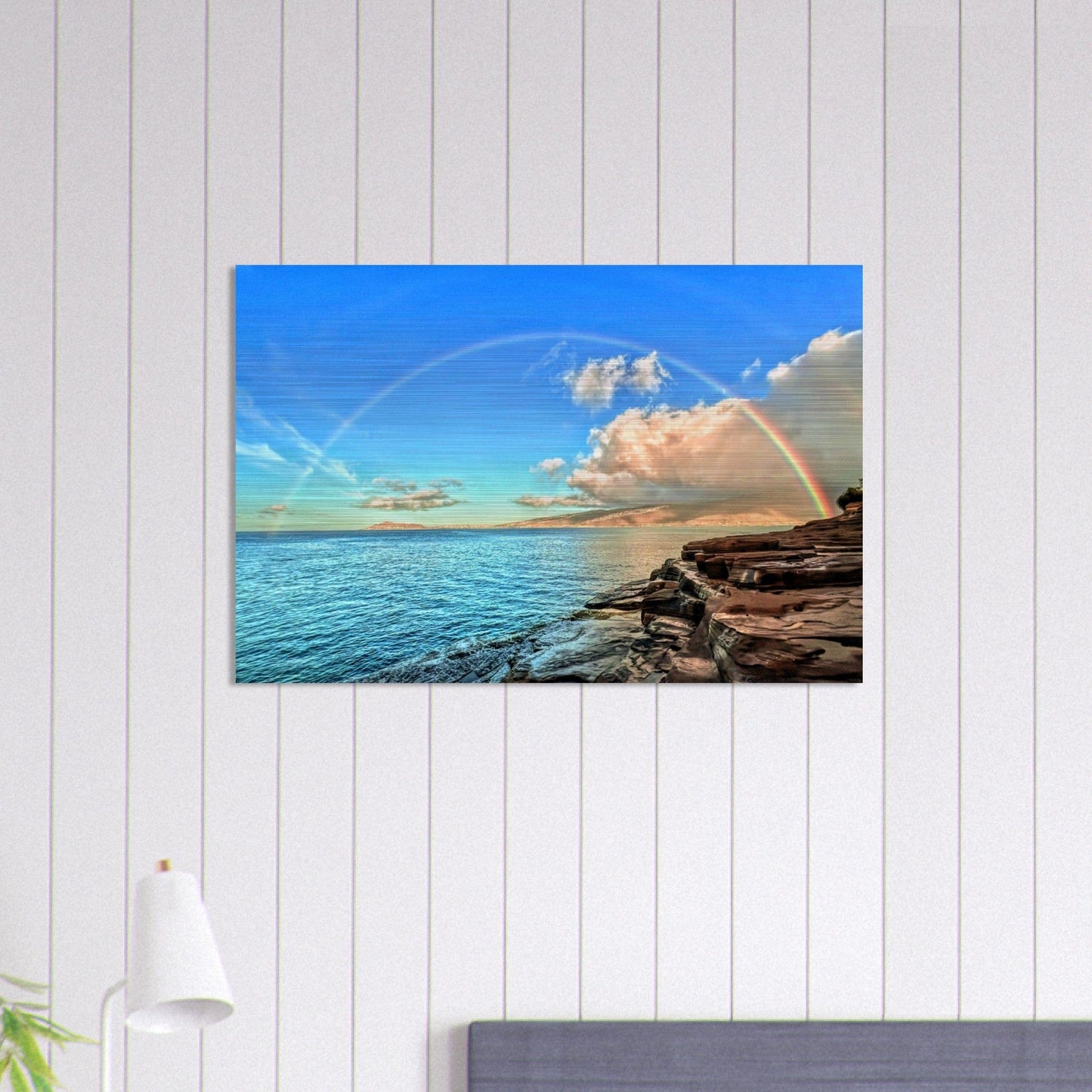 Hawaiian Paradise Brushed Aluminum Print