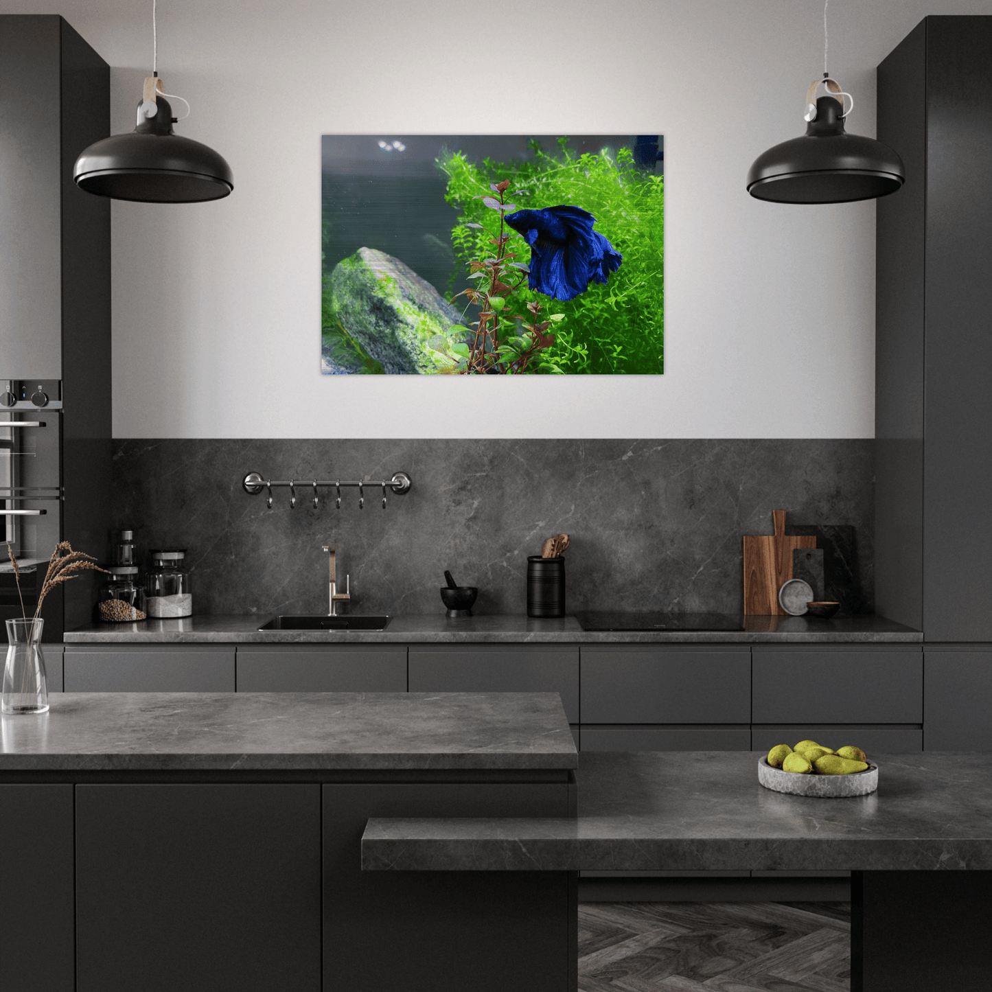 Bettakun Brushed Aluminum Print
