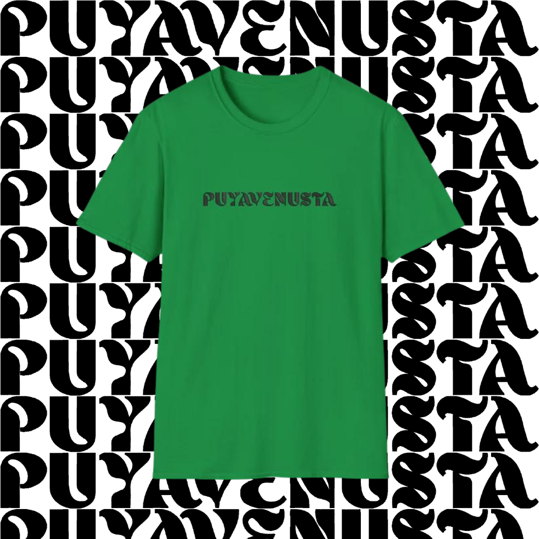 PUYAVENUSTA (BLACK LOGO) - UNISEX SOFTSTYLE T-SHIRT - PUYAVENUSTA