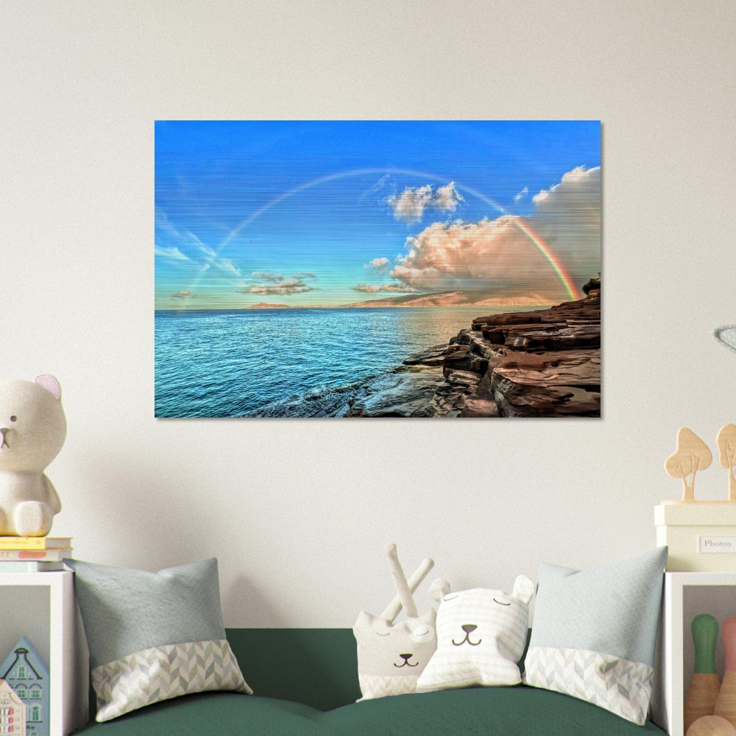 Hawaiian Paradise Brushed Aluminum Print