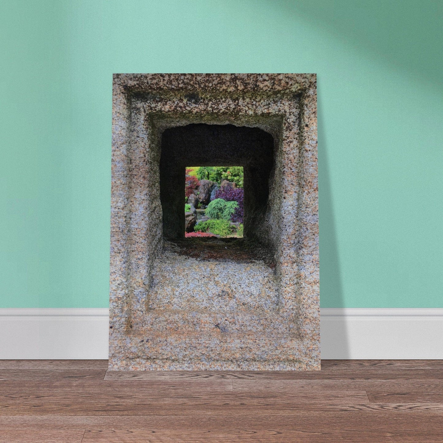 Zen Garden Brushed Aluminum Print