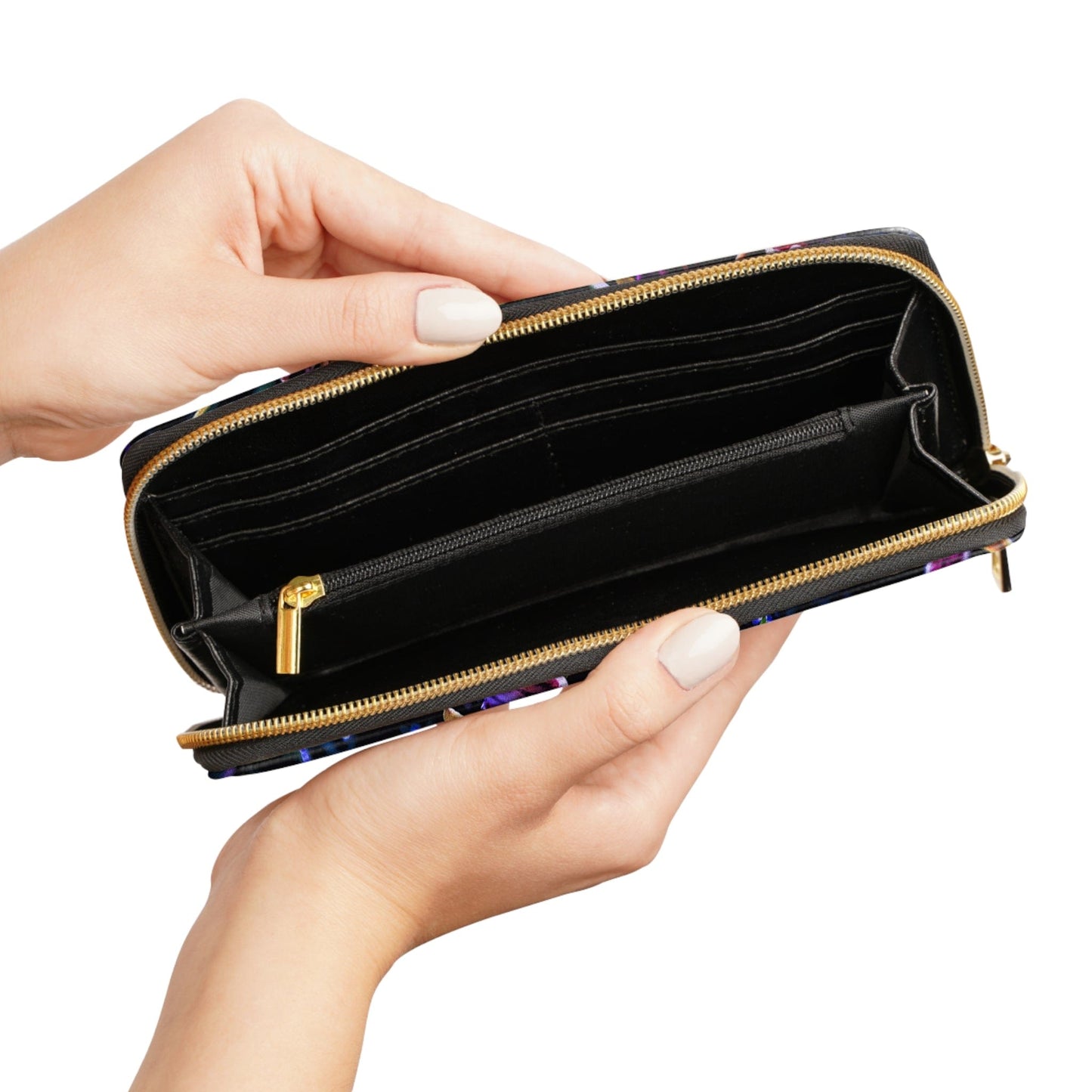 Orchidia Zipper Wallet