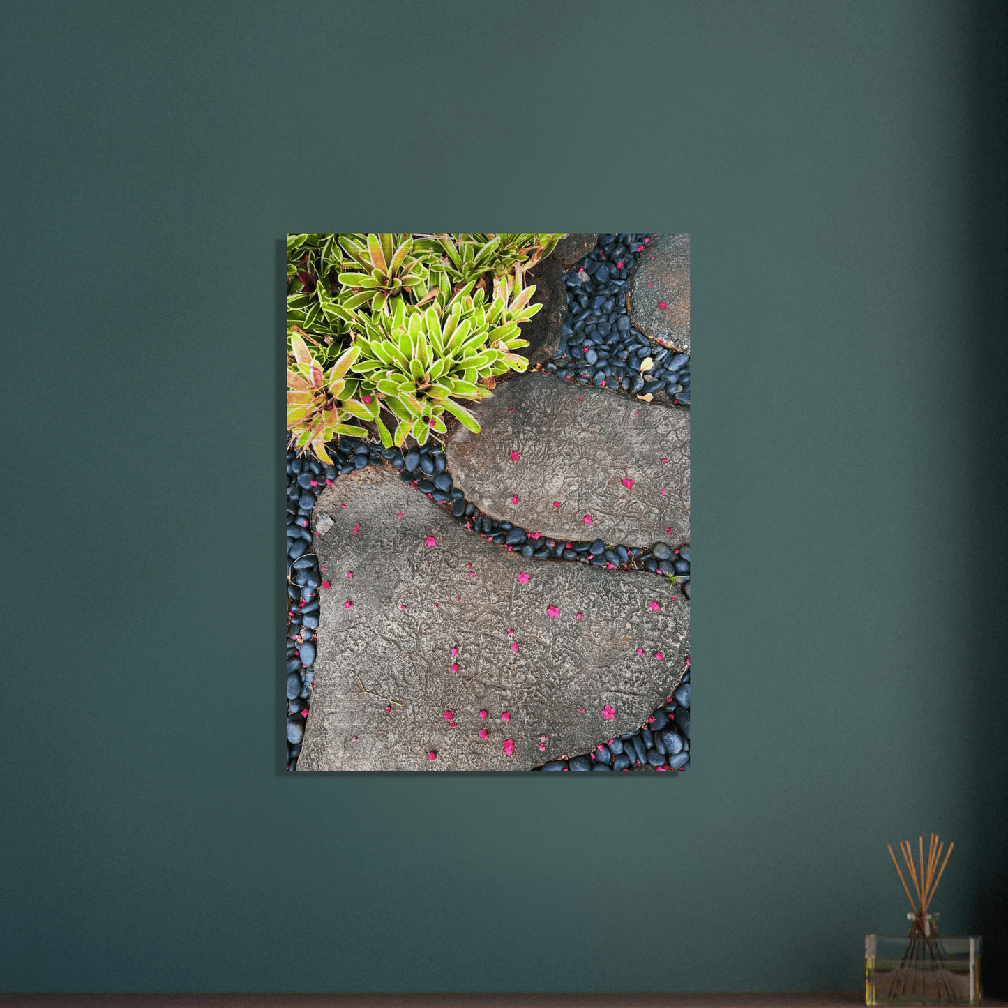 Steps in Paradise Brushed Aluminum Print