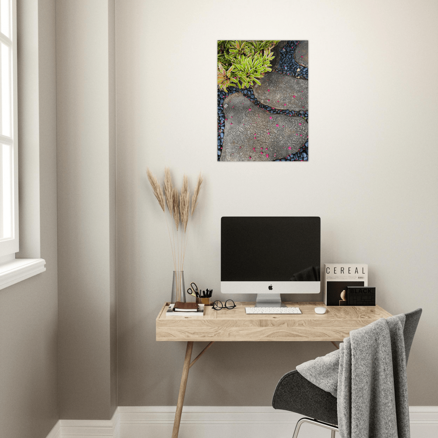 Steps in Paradise Brushed Aluminum Print