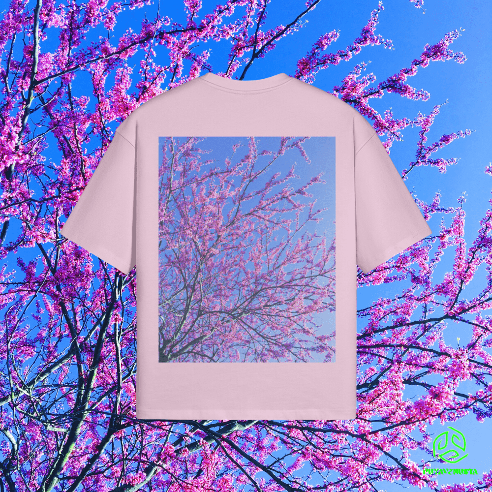 SAKURA BLOSSOMS - PREMIUM COTTON BOXY T-SHIRT - PUYAVENUSTA