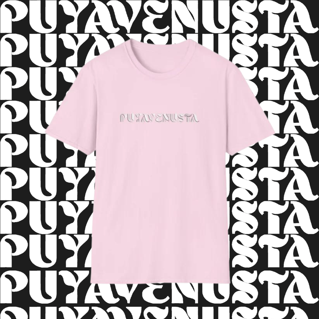 PUYAVENUSTA (WHITE LOGO) - UNISEX SOFTSTYLE T-SHIRT - PUYAVENUSTA