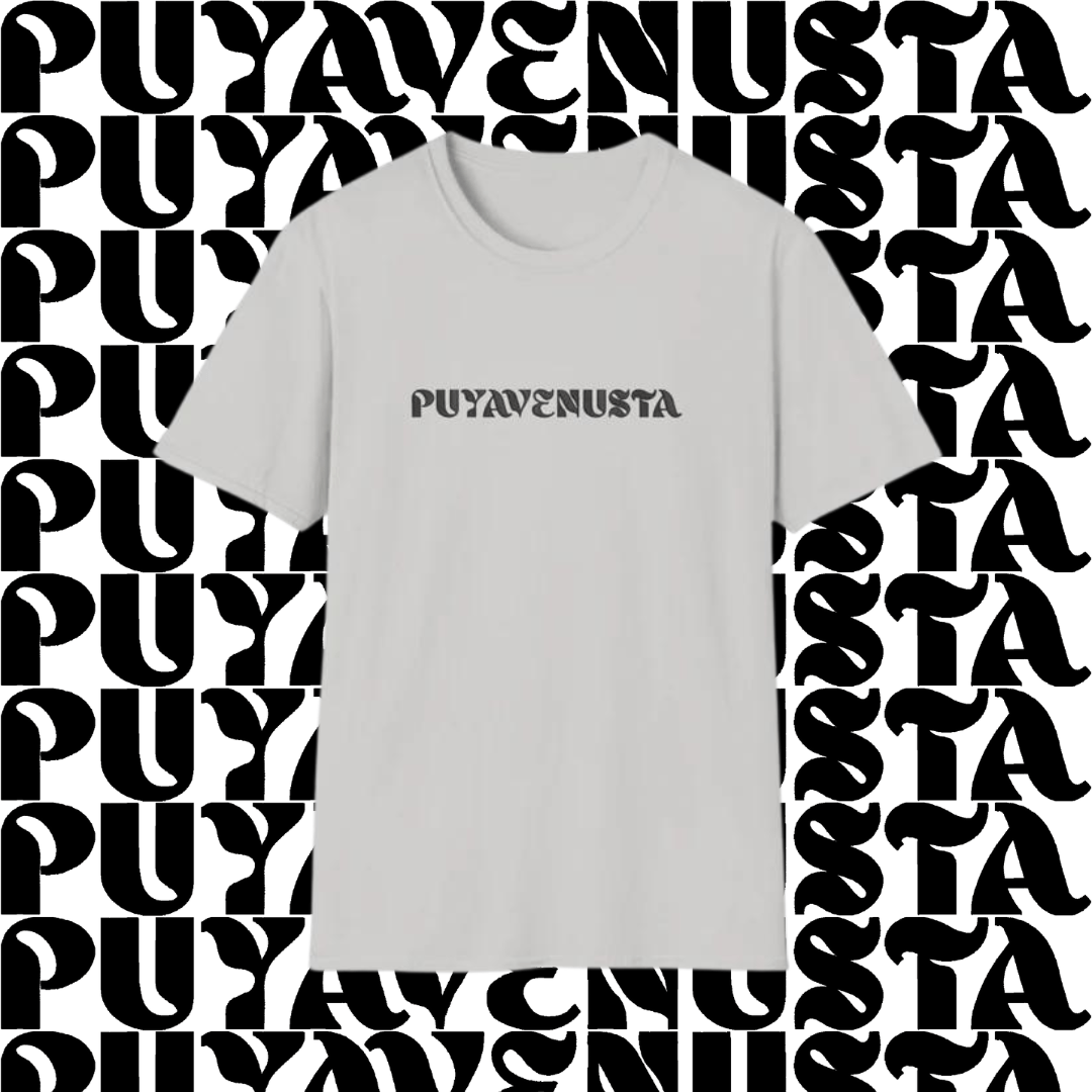 PUYAVENUSTA (BLACK LOGO) - UNISEX SOFTSTYLE T-SHIRT - PUYAVENUSTA