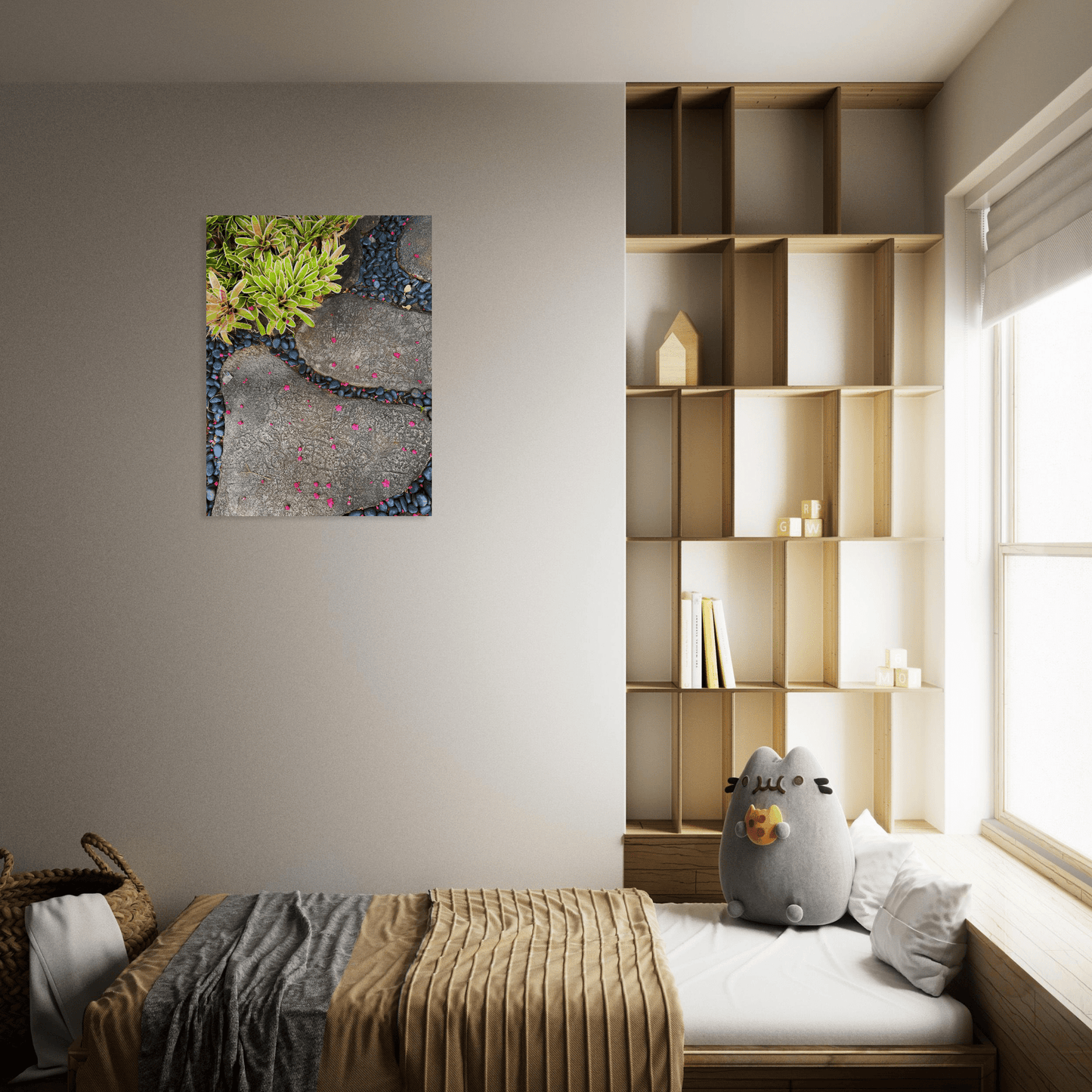 Steps in Paradise Brushed Aluminum Print