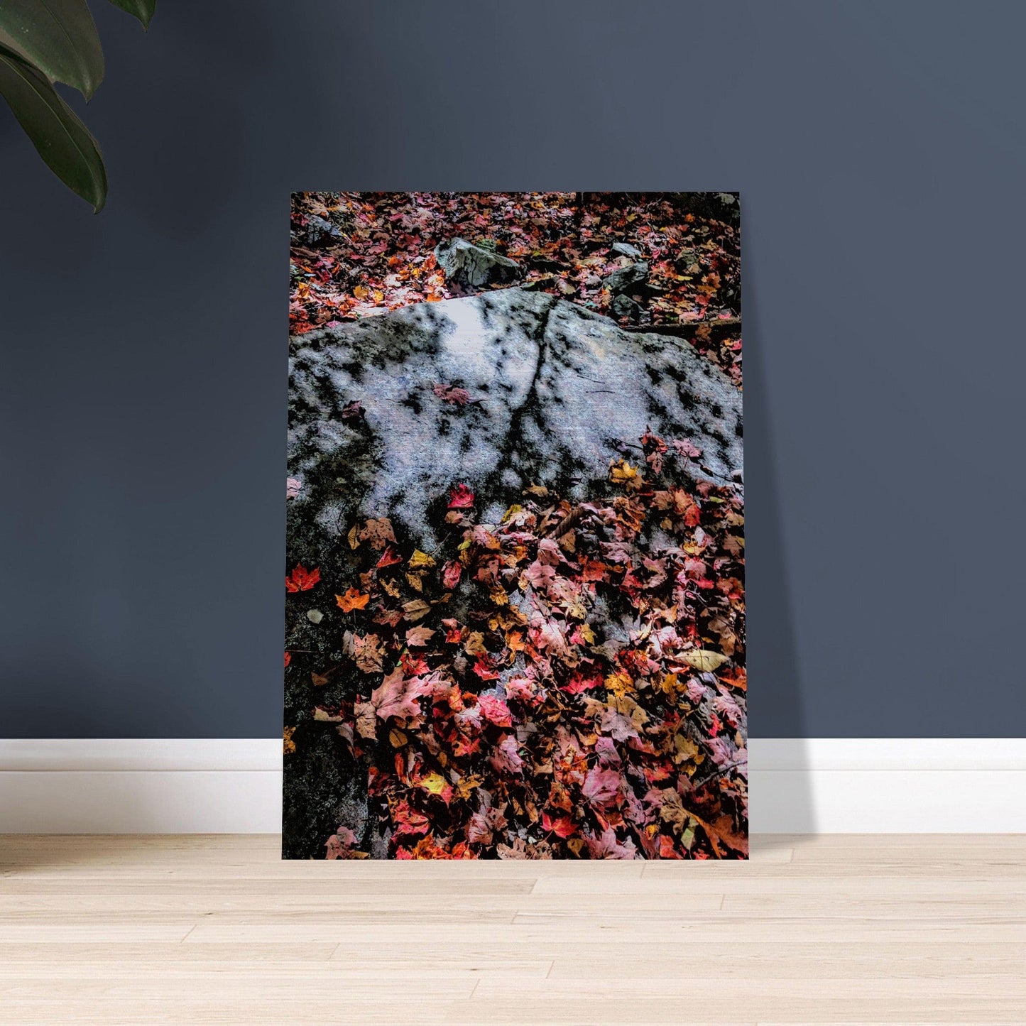 Autumn Flames Brushed Aluminum Print