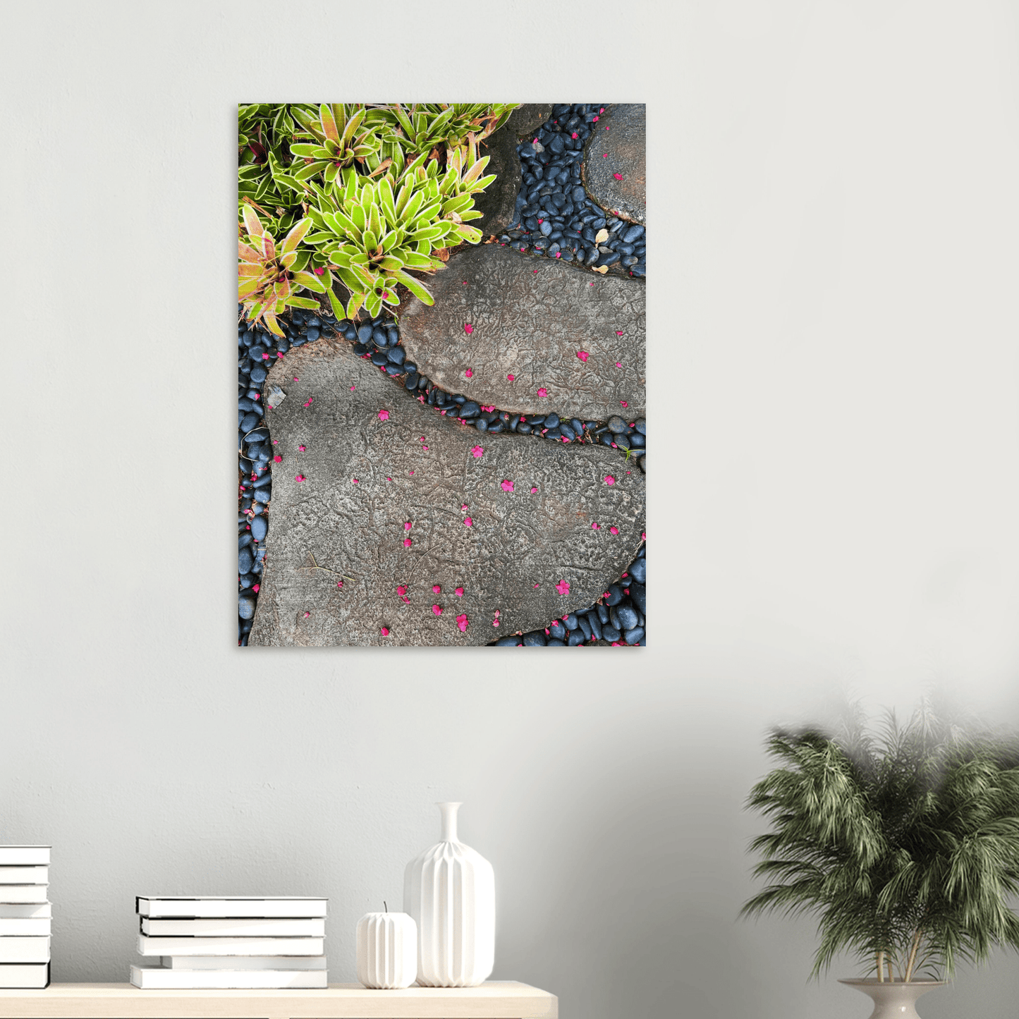 Steps in Paradise Brushed Aluminum Print
