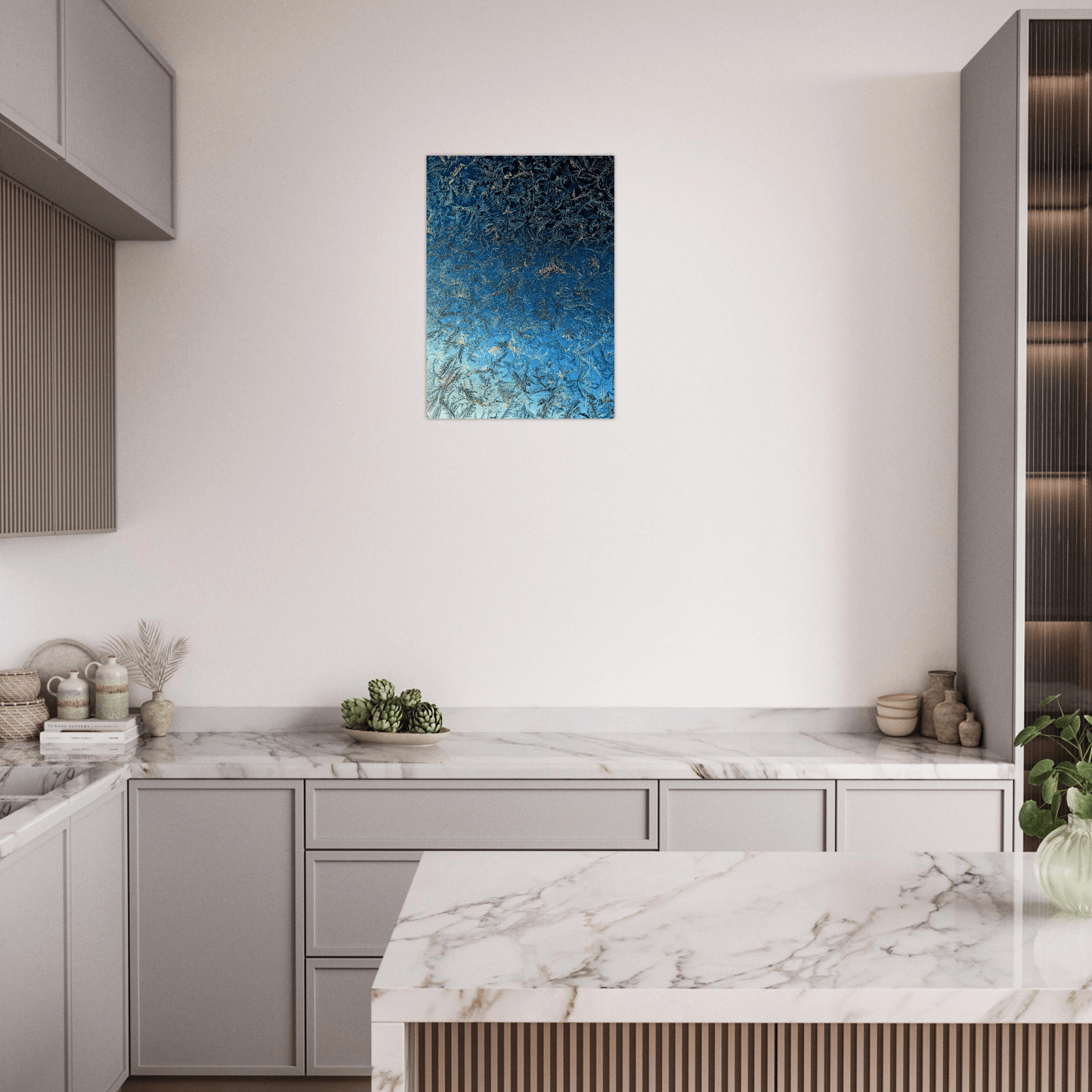 Frosted Skies Brushed Aluminum Print