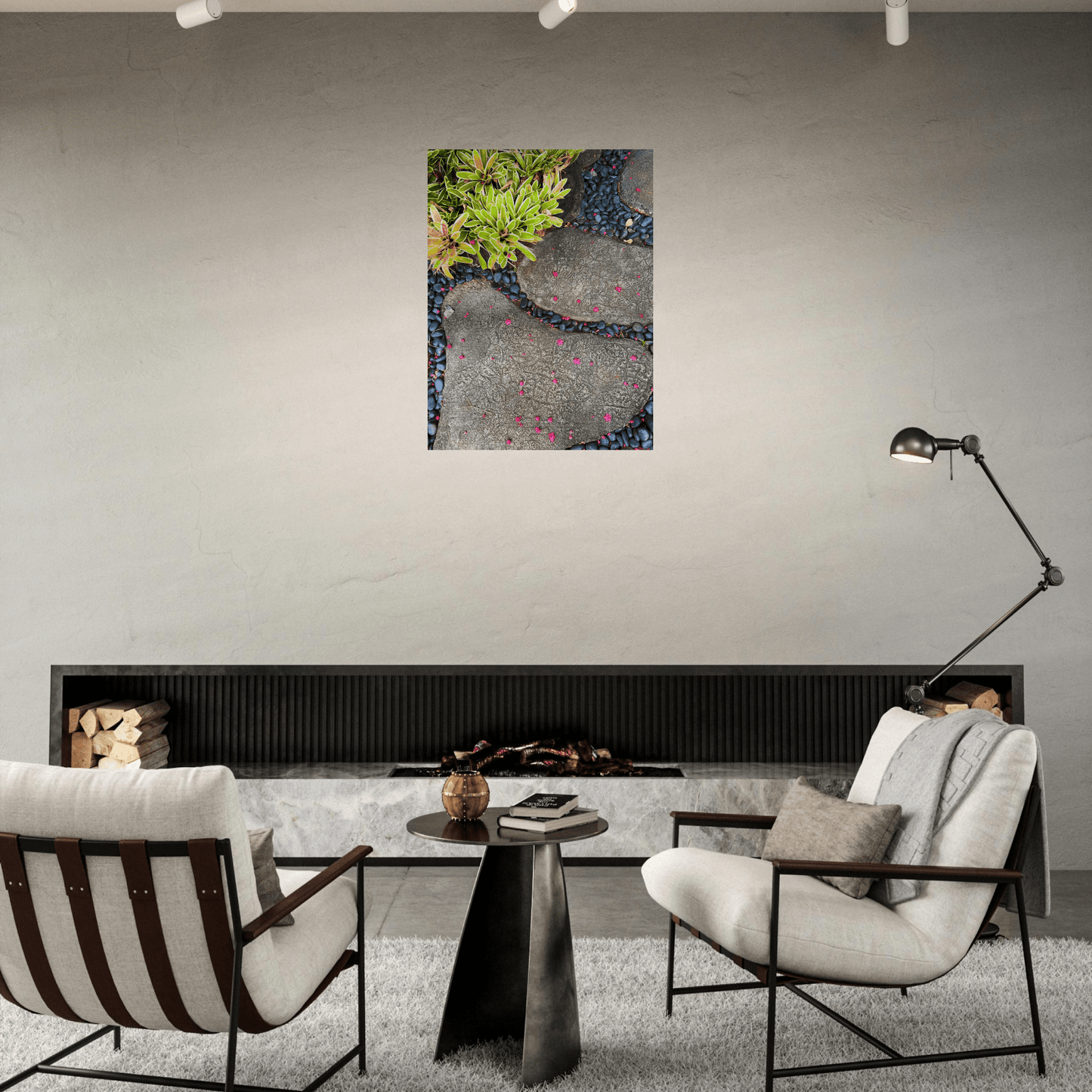 Steps in Paradise Brushed Aluminum Print