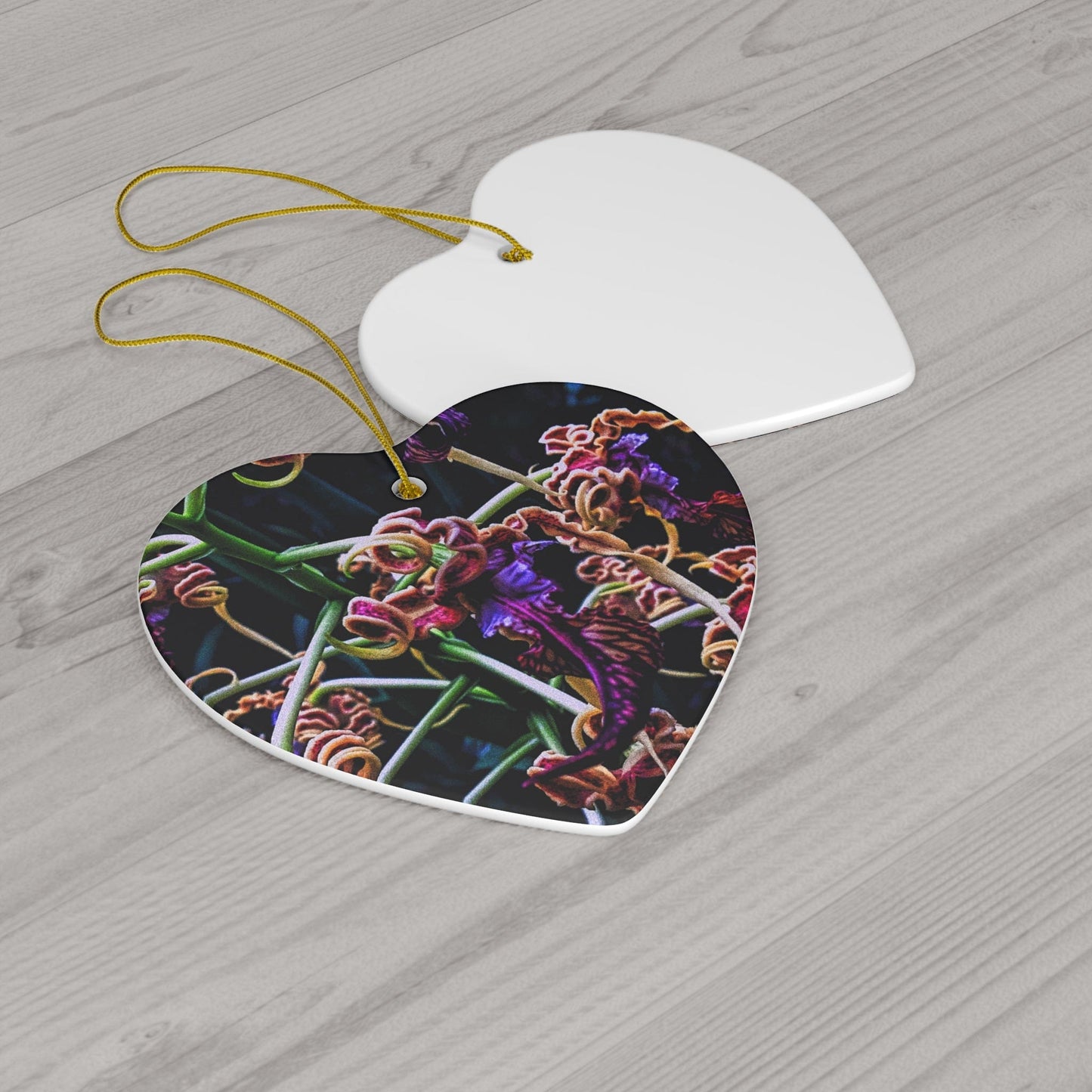 Orchidia Ceramic Ornament, 4 Shapes Available