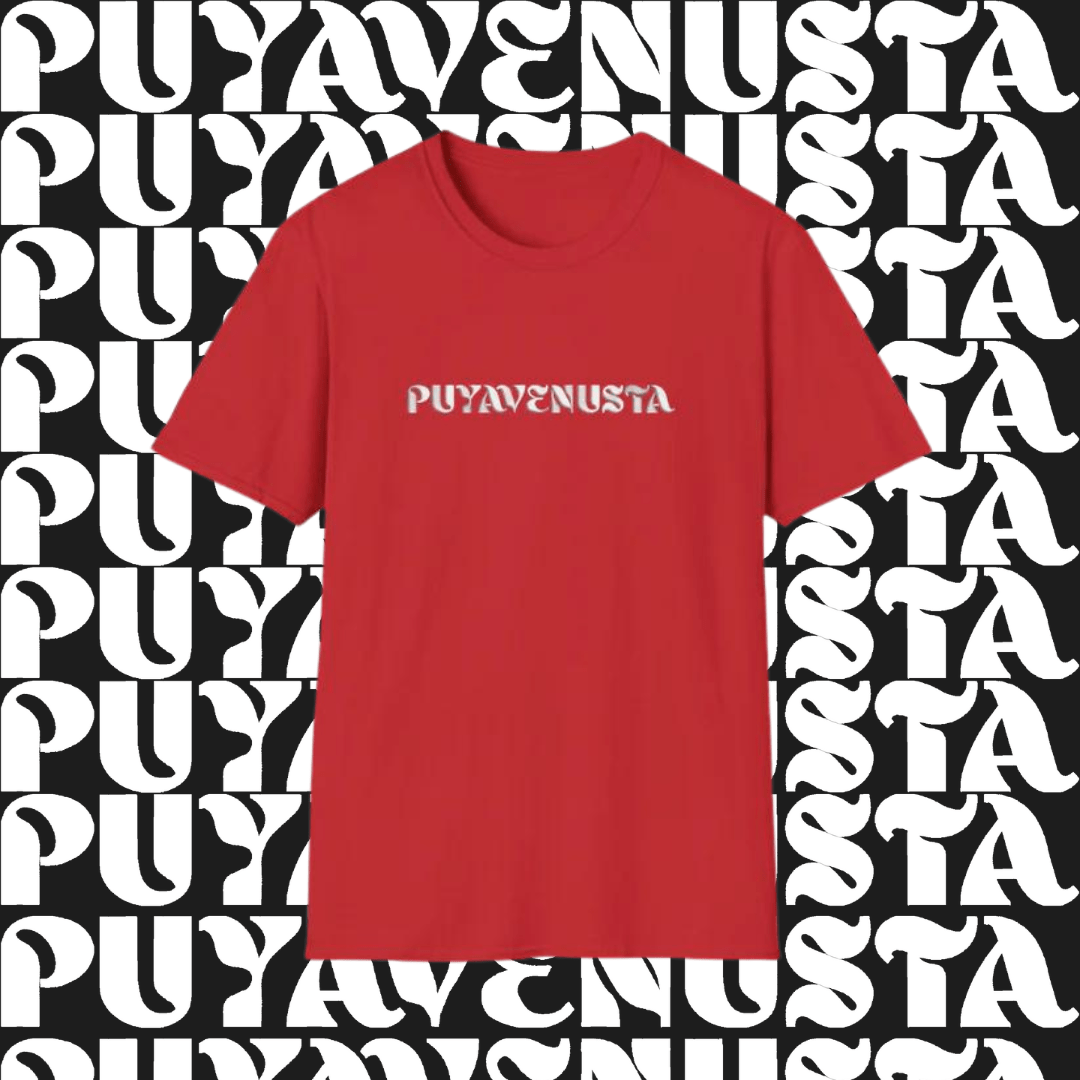 PUYAVENUSTA (WHITE LOGO) - UNISEX SOFTSTYLE T-SHIRT - PUYAVENUSTA
