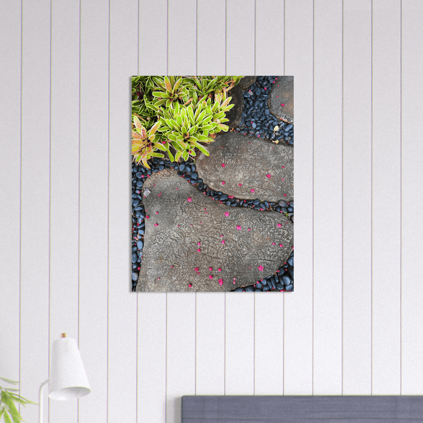 Steps in Paradise Brushed Aluminum Print