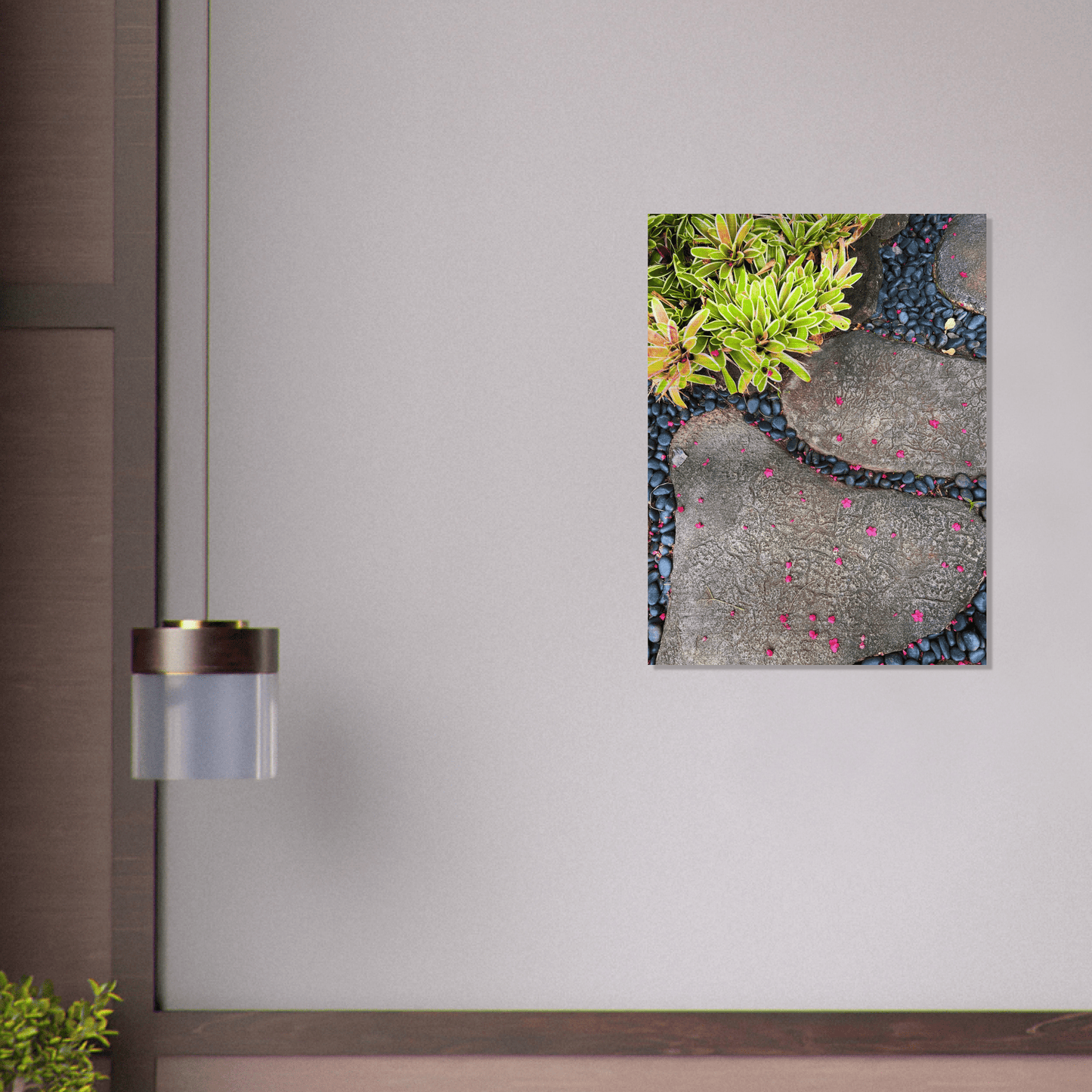 Steps in Paradise Brushed Aluminum Print