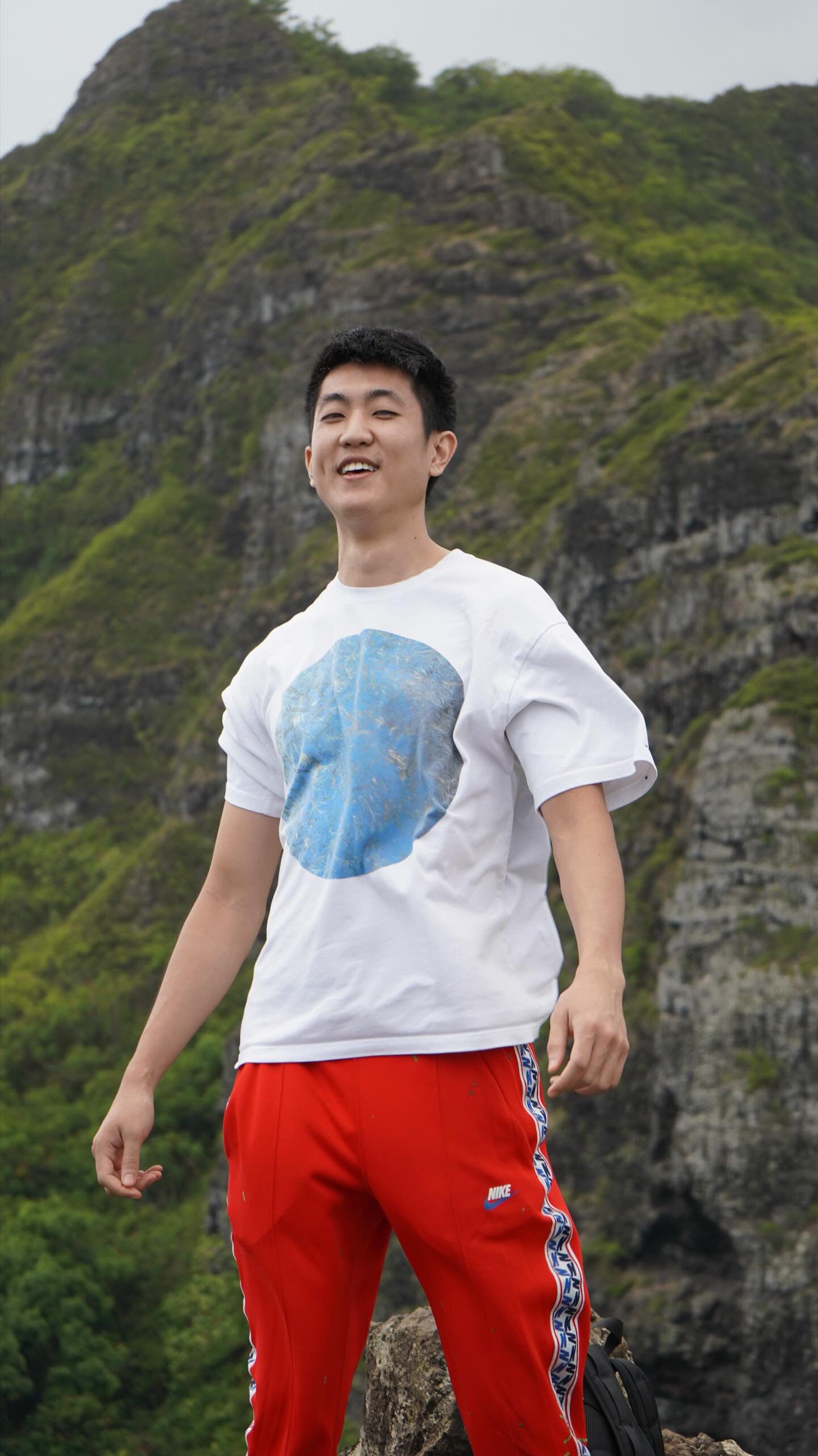 FROSTED SKIES - PREMIUM COTTON BOXY T-SHIRT - PUYAVENUSTA
