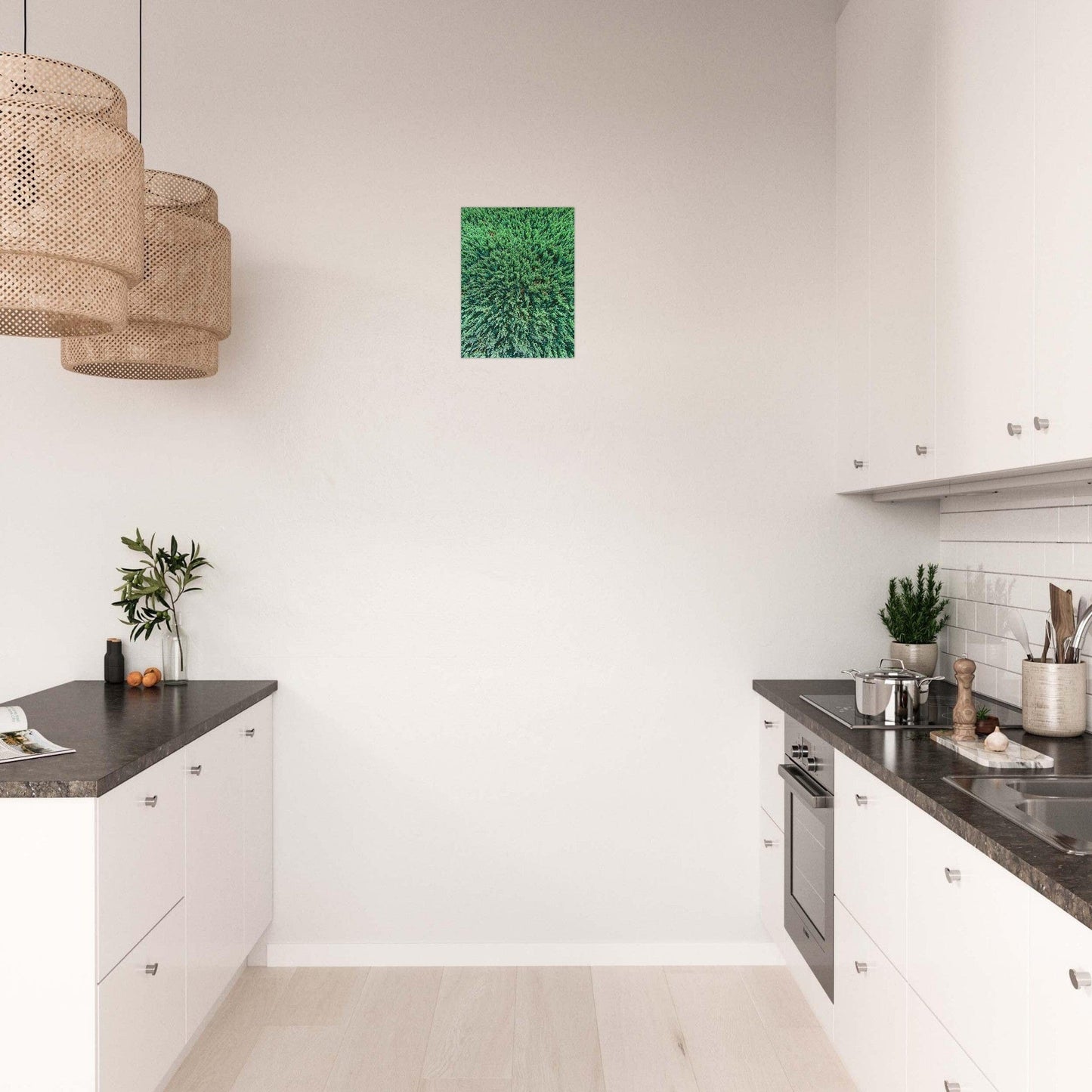 Evergreen Brushed Aluminum Print