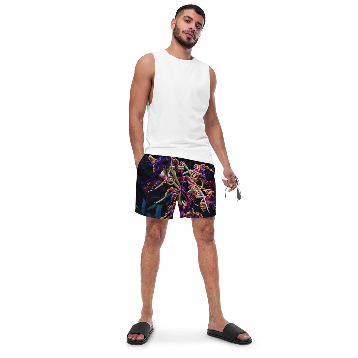 Orchidia Swim Trunks - PuyaVenusta