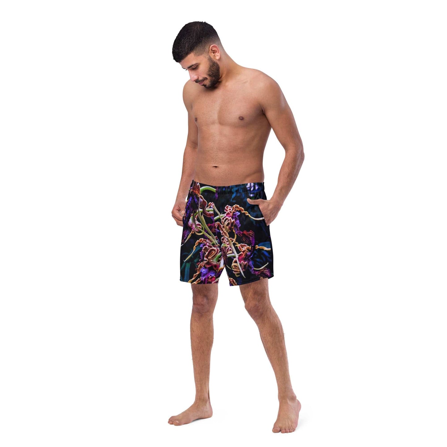 Orchidia Swim Trunks - PuyaVenusta