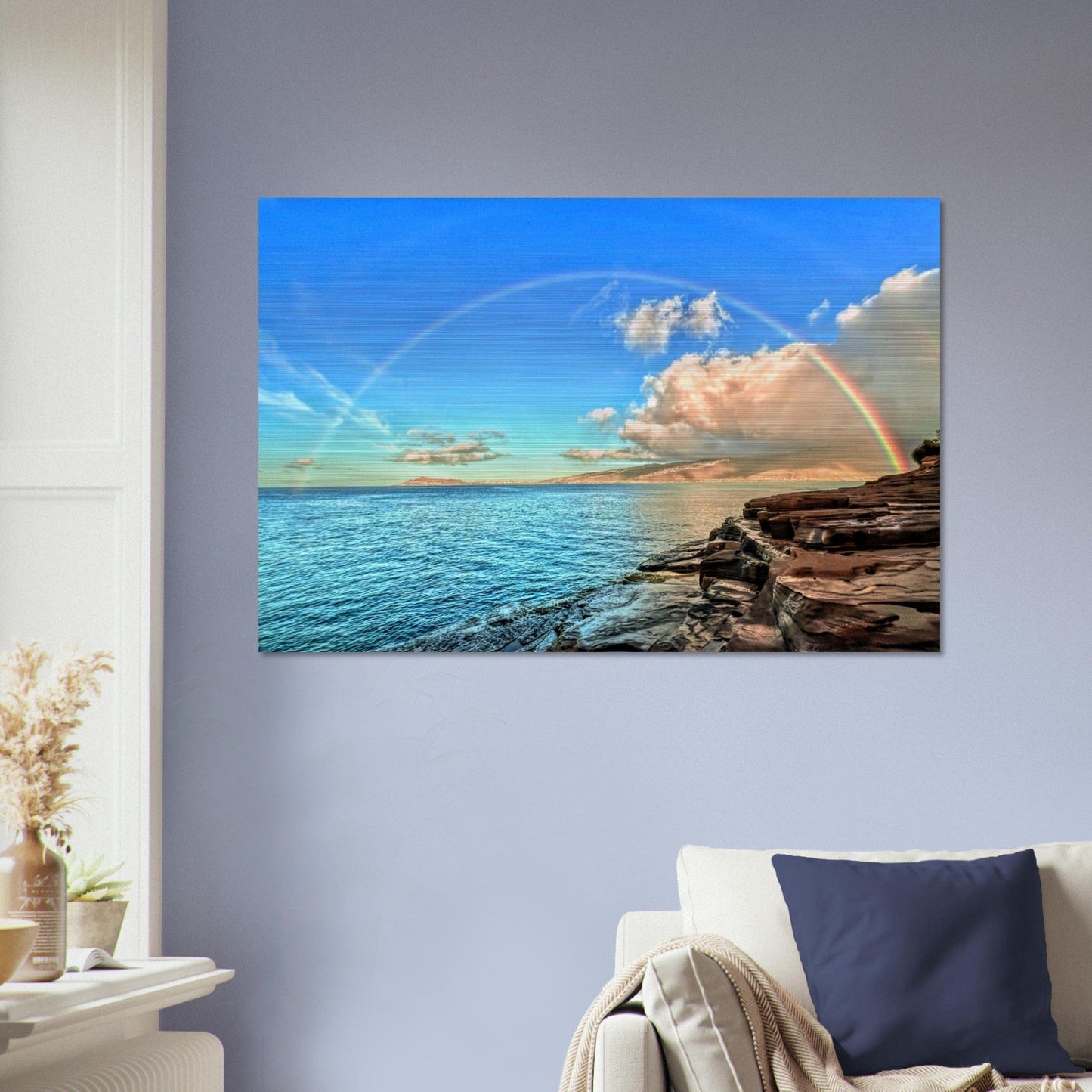 Hawaiian Paradise Brushed Aluminum Print