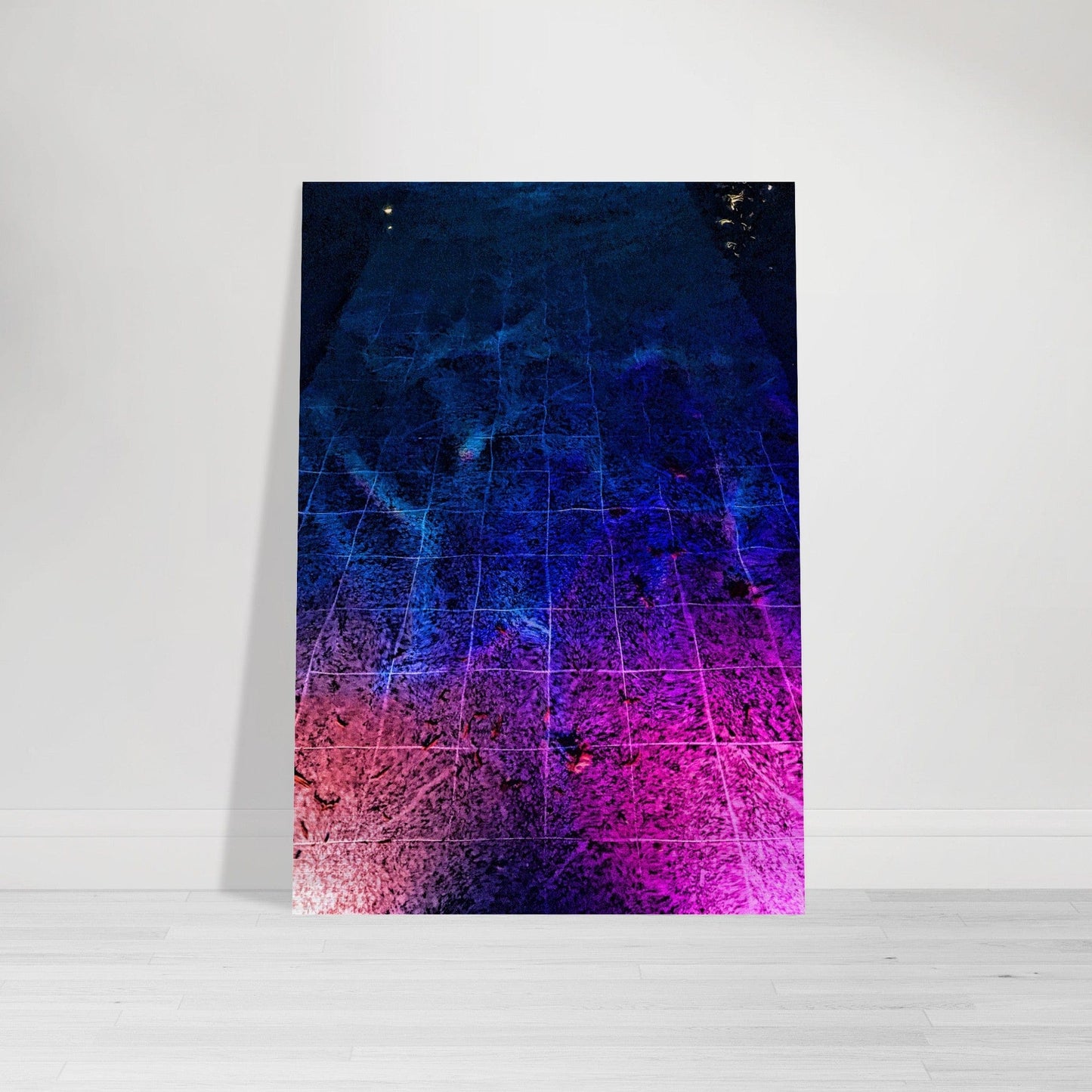 Trippy Nights Brushed Aluminum Print