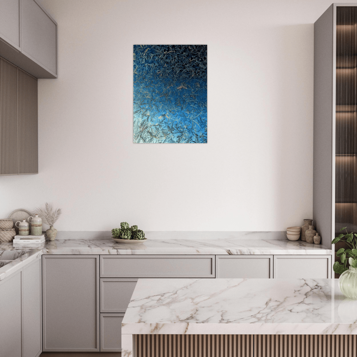 Frosted Skies Brushed Aluminum Print