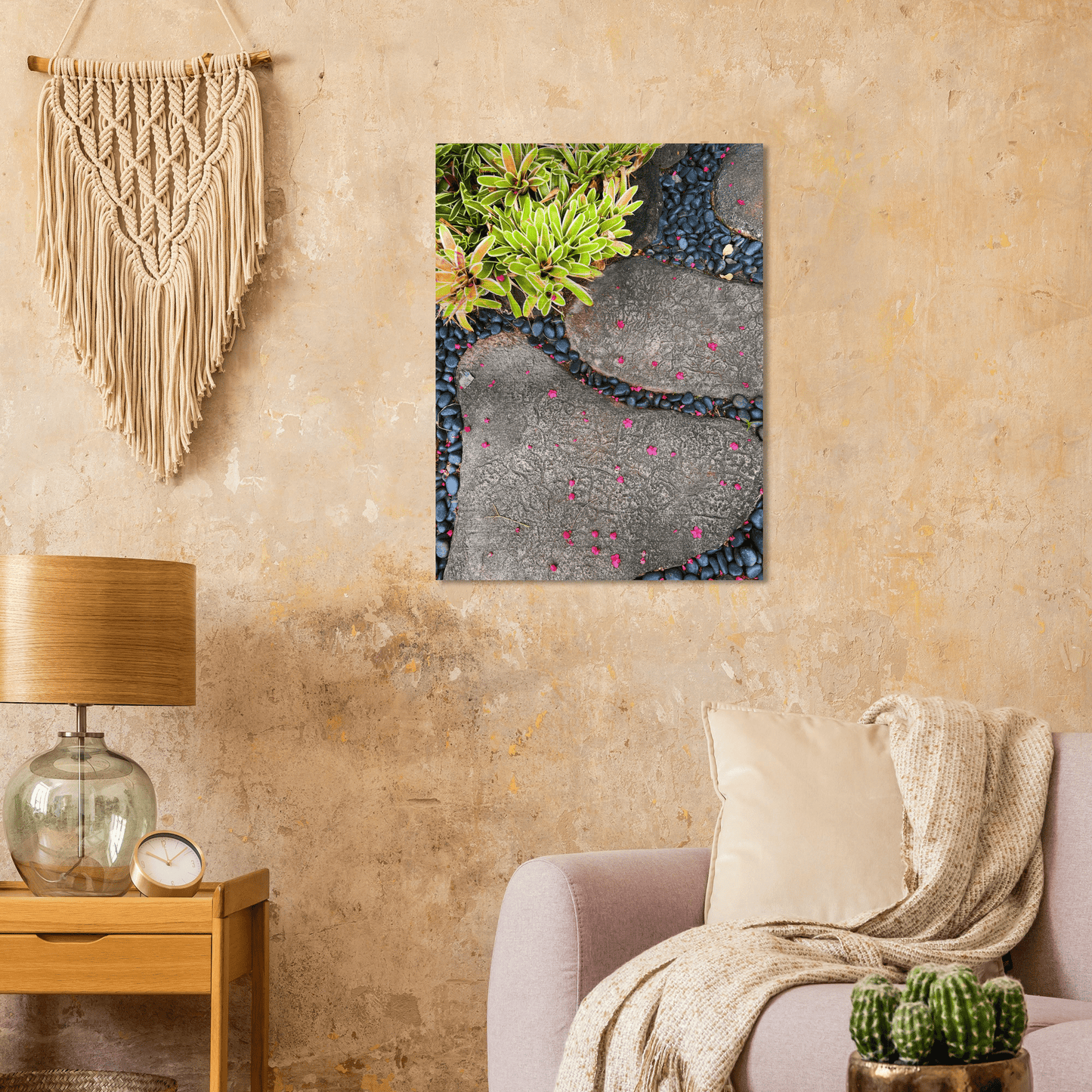 Steps in Paradise Brushed Aluminum Print