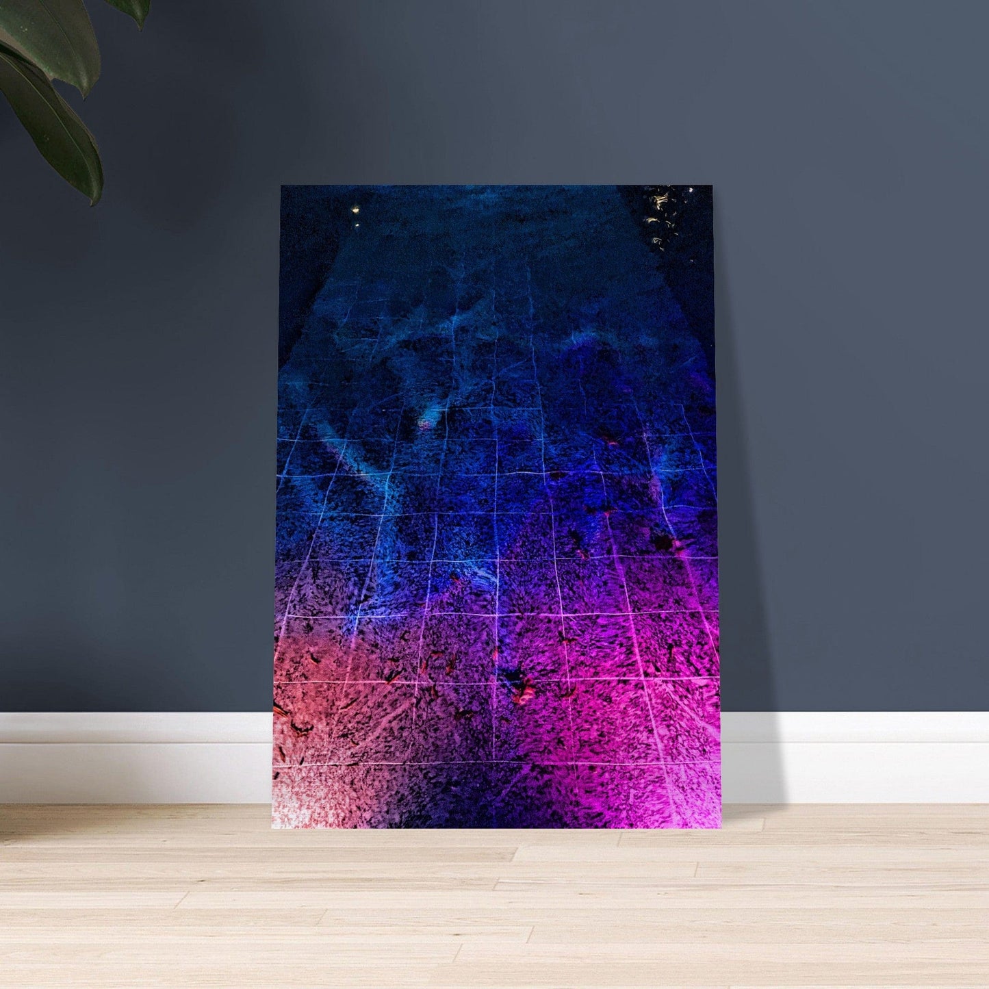 Trippy Nights Brushed Aluminum Print
