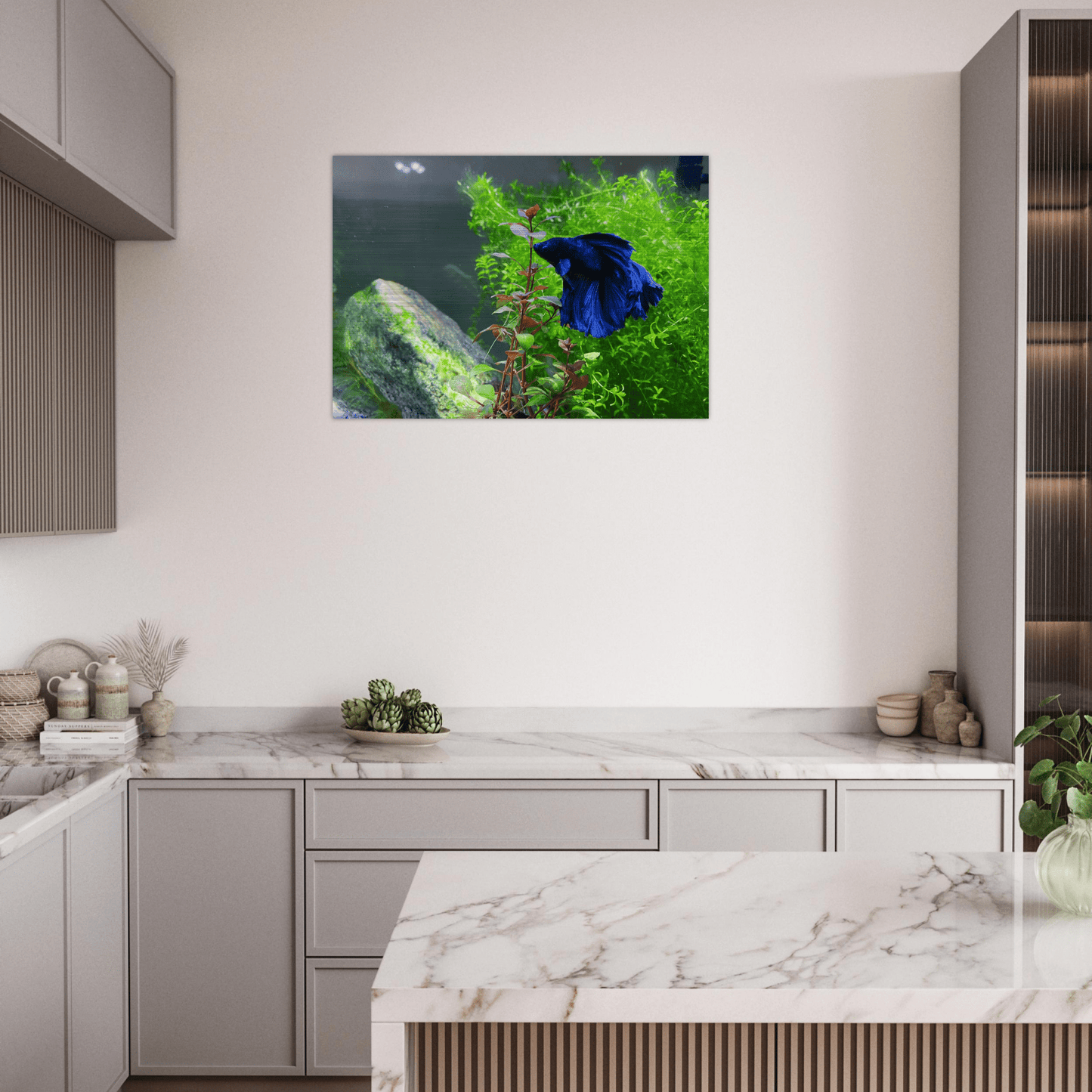 Bettakun Brushed Aluminum Print