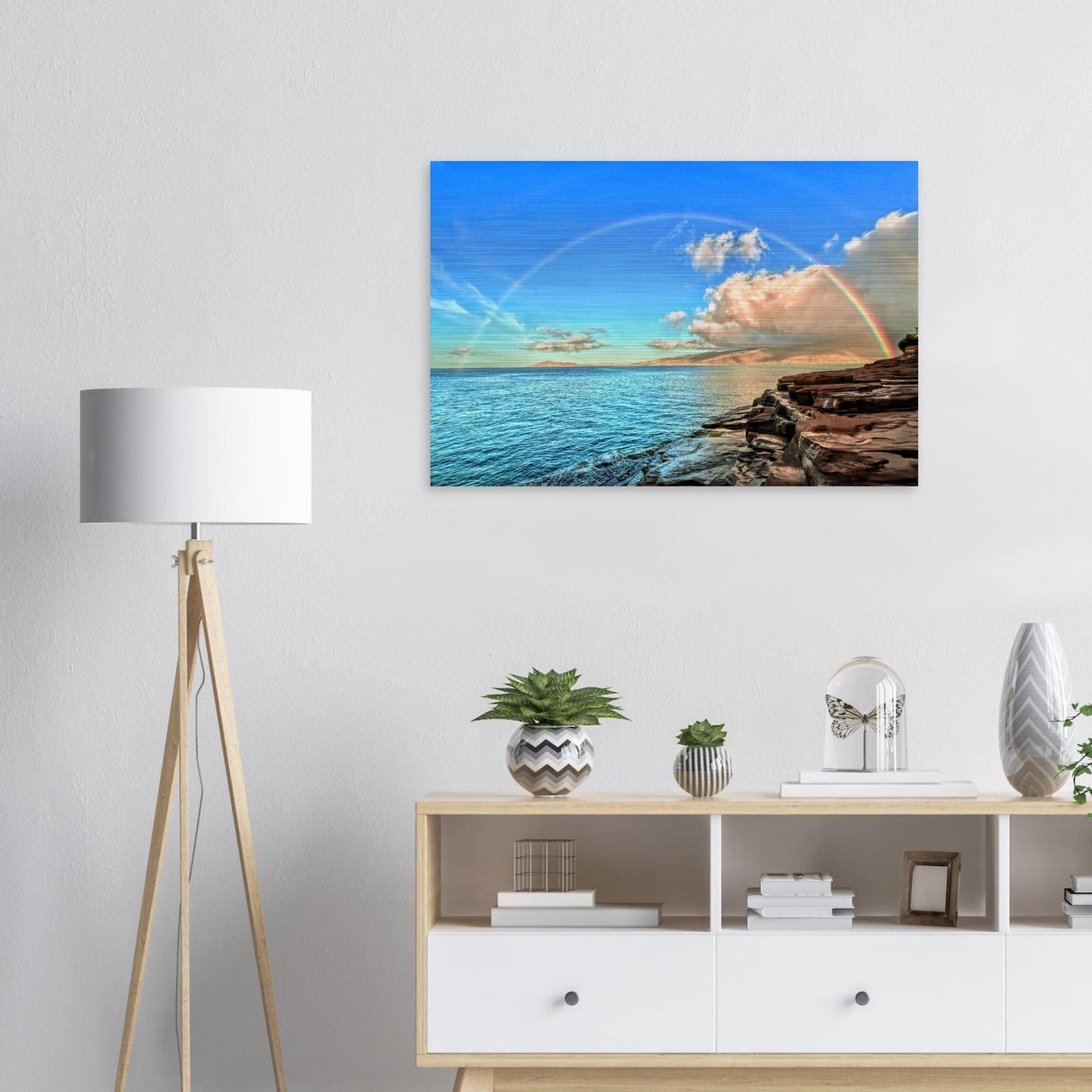 Hawaiian Paradise Brushed Aluminum Print