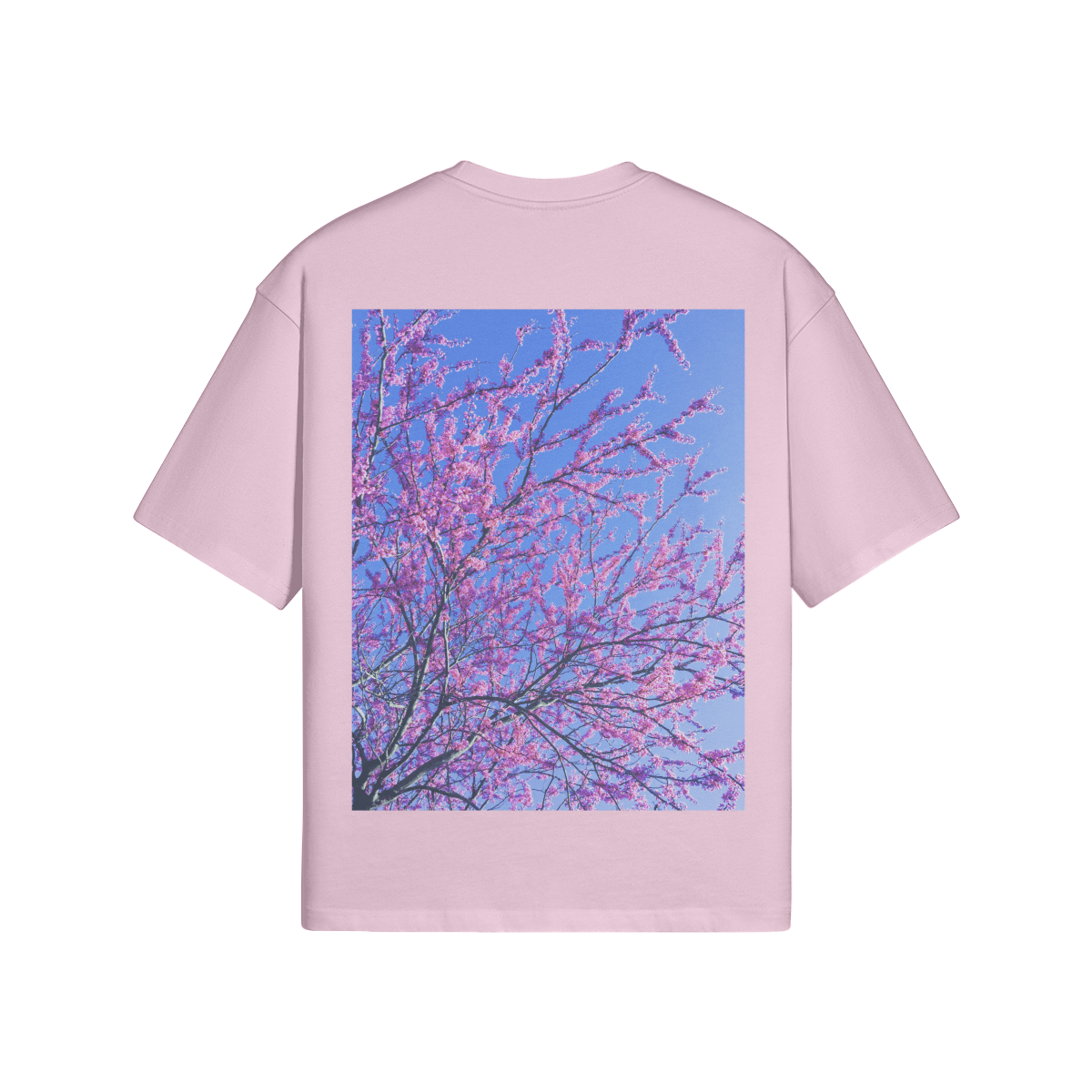 SAKURA BLOSSOMS - PREMIUM COTTON BOXY T-SHIRT - PUYAVENUSTA
