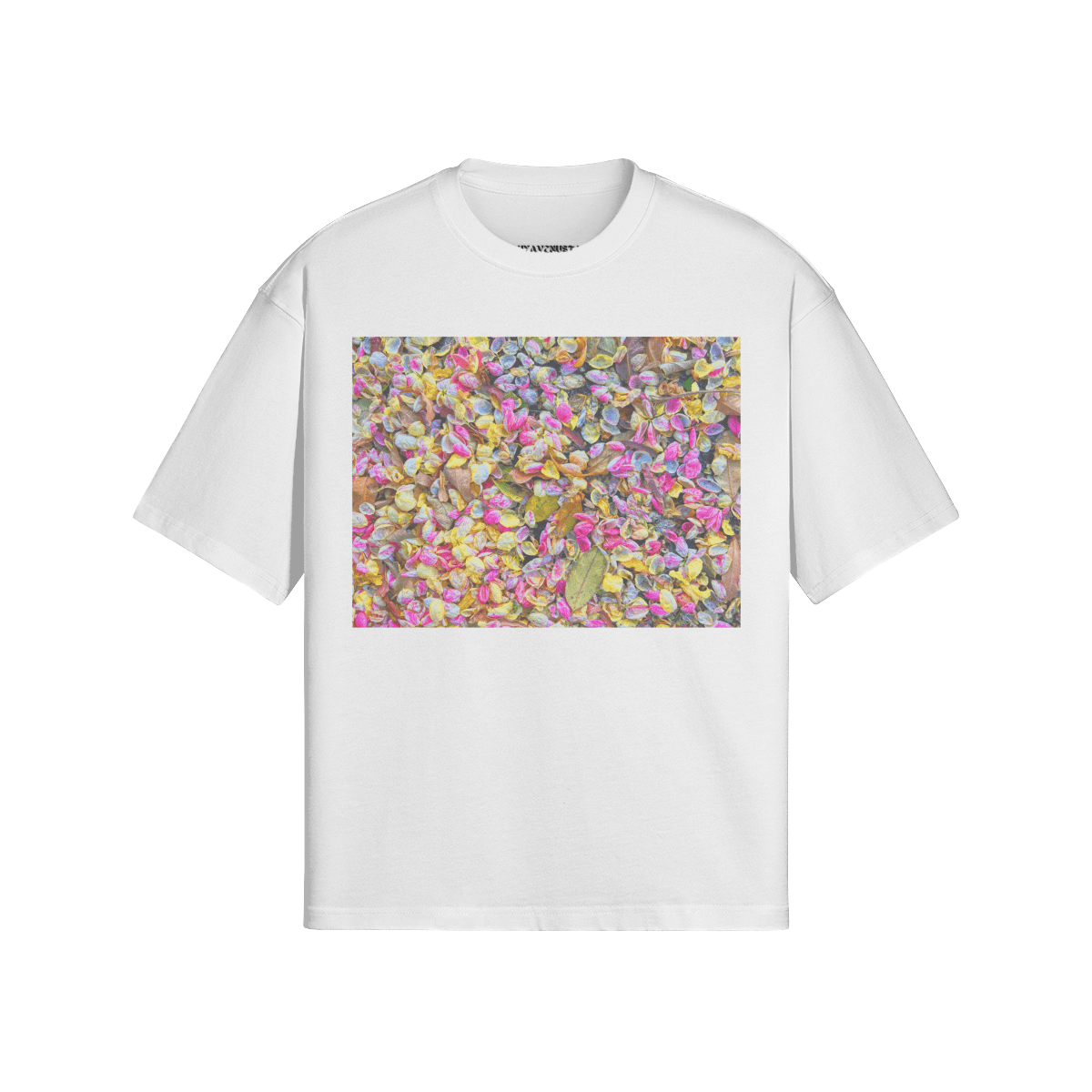 HAWAIIAN PETALS - PREMIUM COTTON BOXY T-SHIRT - PUYAVENUSTA