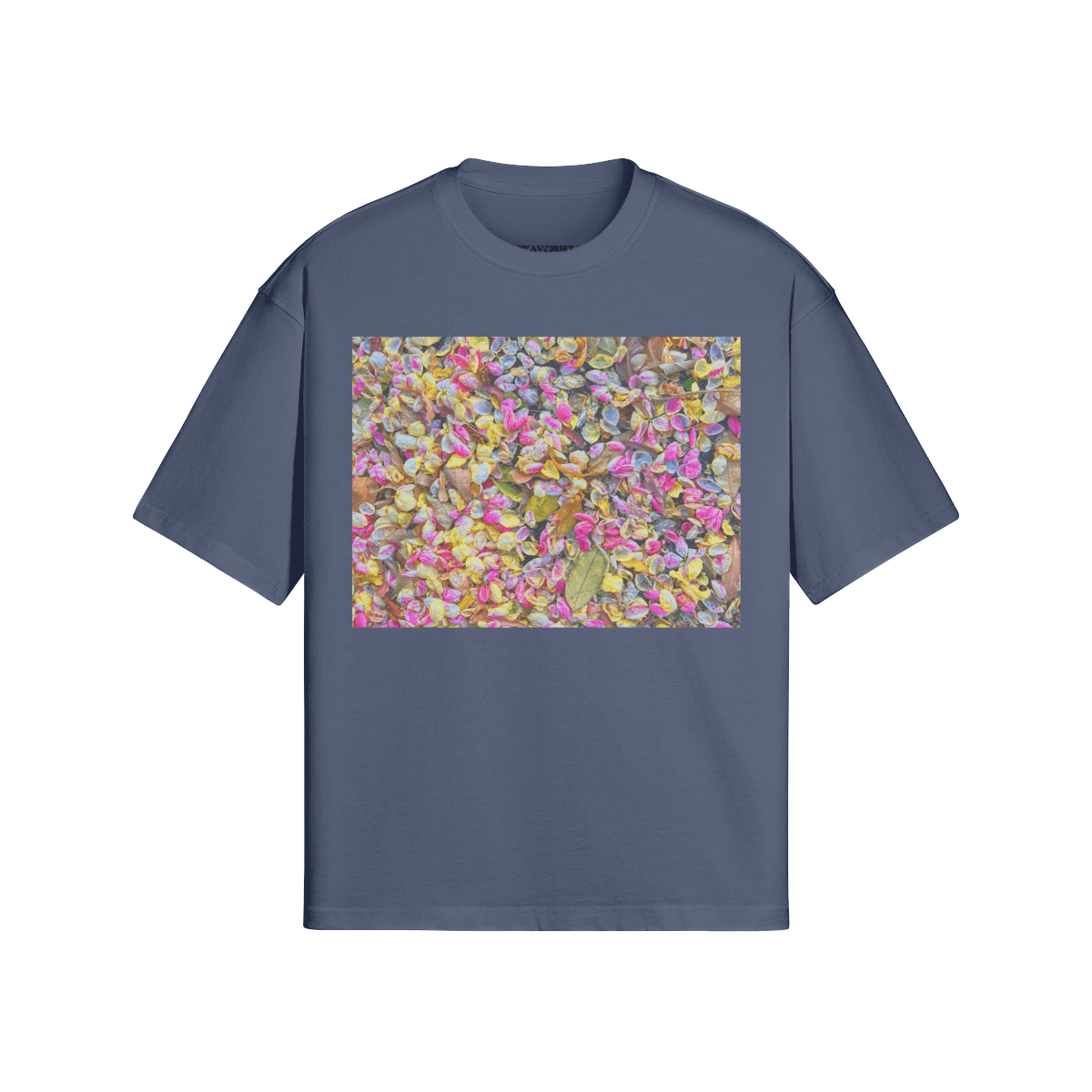 HAWAIIAN PETALS - PREMIUM COTTON BOXY T-SHIRT - PUYAVENUSTA