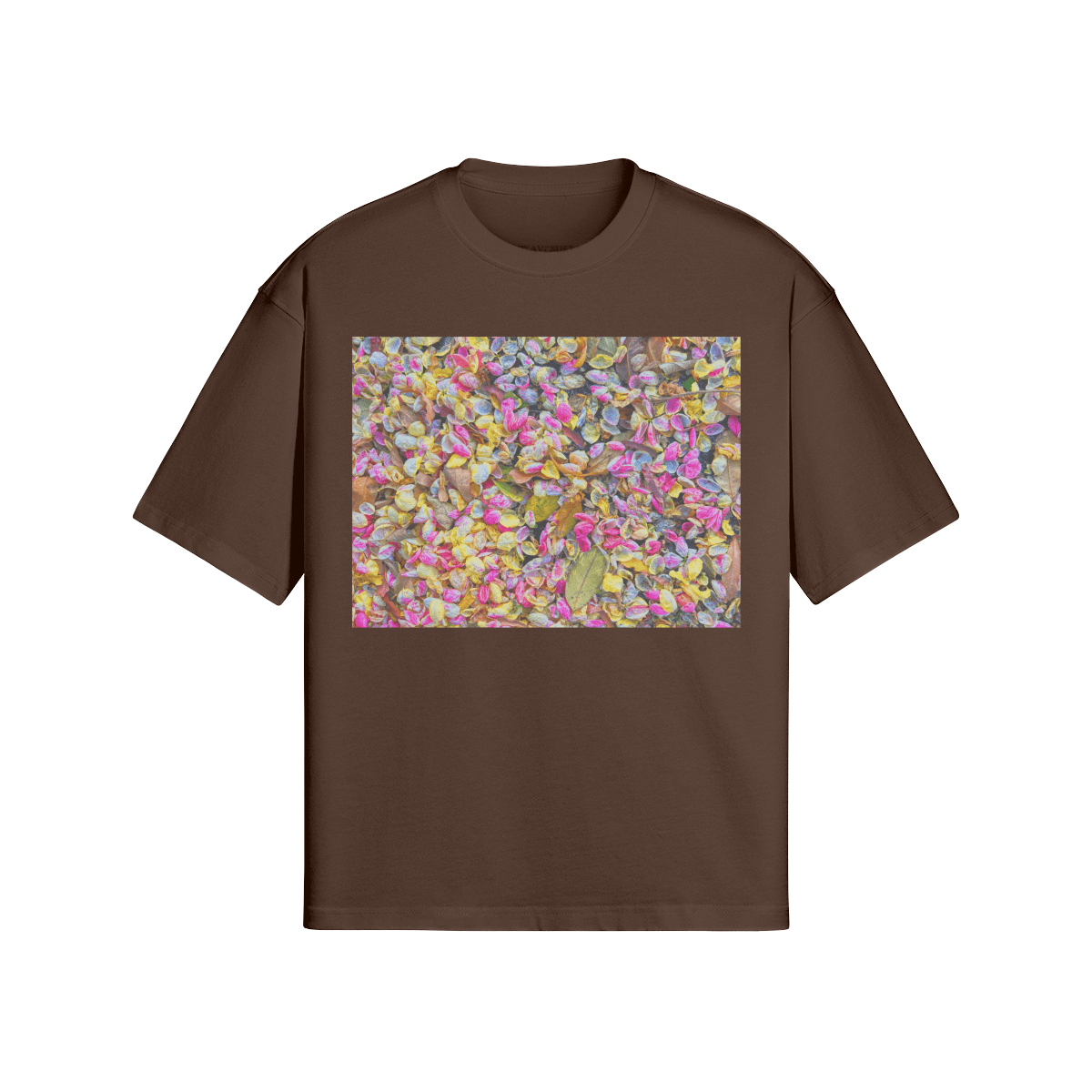 HAWAIIAN PETALS - PREMIUM COTTON BOXY T-SHIRT - PUYAVENUSTA