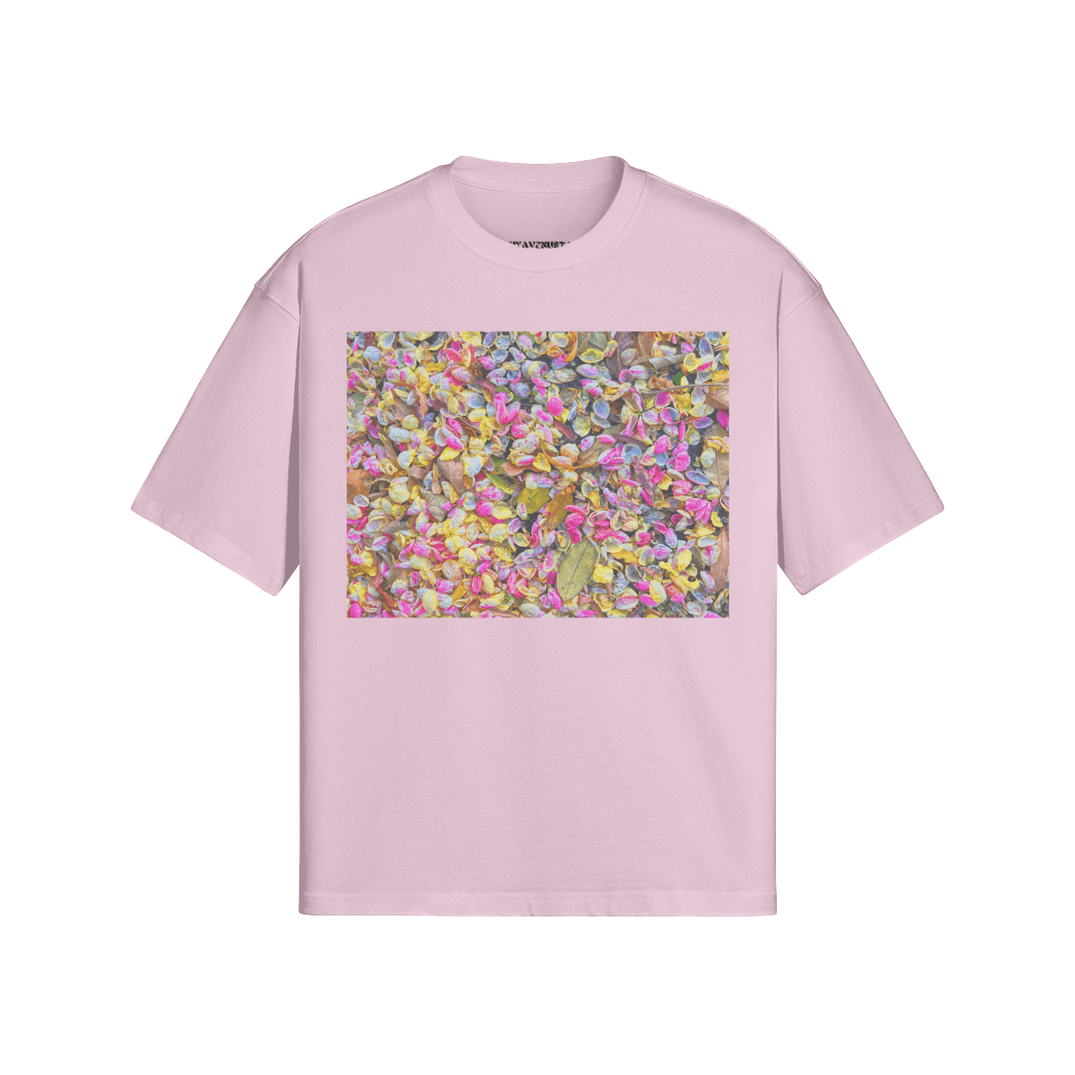 HAWAIIAN PETALS - PREMIUM COTTON BOXY T-SHIRT - PUYAVENUSTA