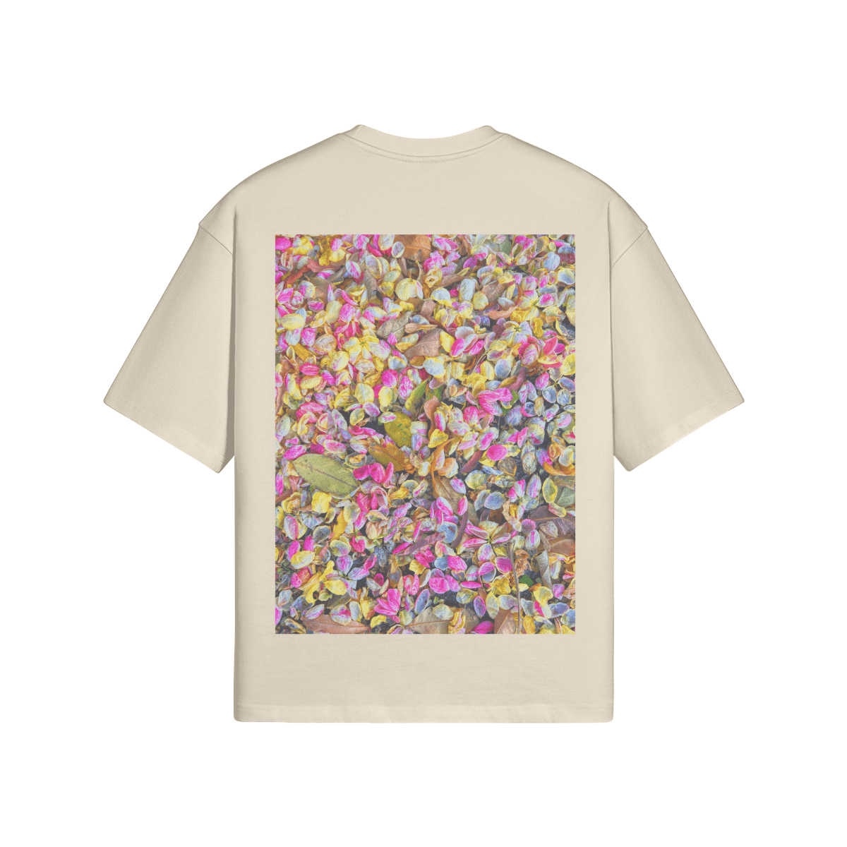 HAWAIIAN PETALS - PREMIUM COTTON BOXY T-SHIRT - PUYAVENUSTA