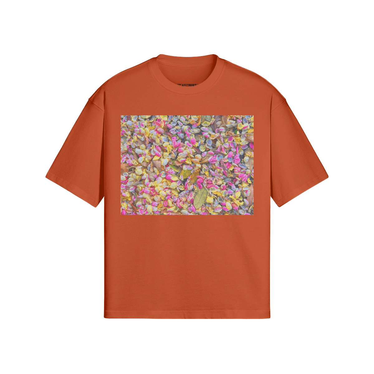 HAWAIIAN PETALS - PREMIUM COTTON BOXY T-SHIRT - PUYAVENUSTA