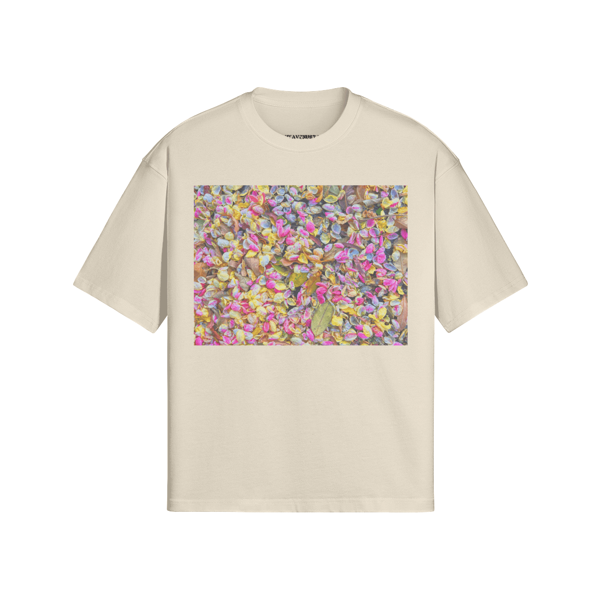 HAWAIIAN PETALS - PREMIUM COTTON BOXY T-SHIRT - PUYAVENUSTA