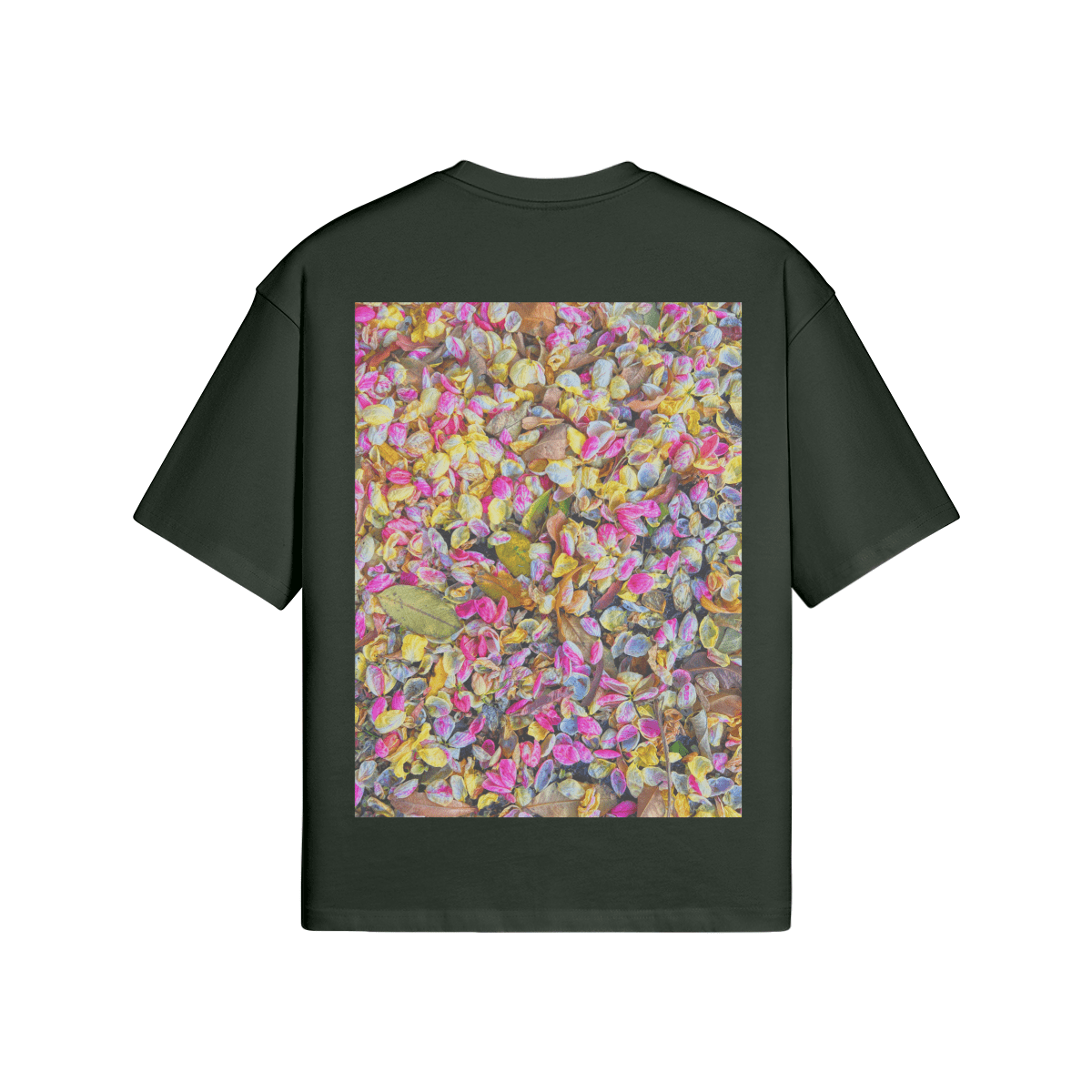 HAWAIIAN PETALS - PREMIUM COTTON BOXY T-SHIRT - PUYAVENUSTA