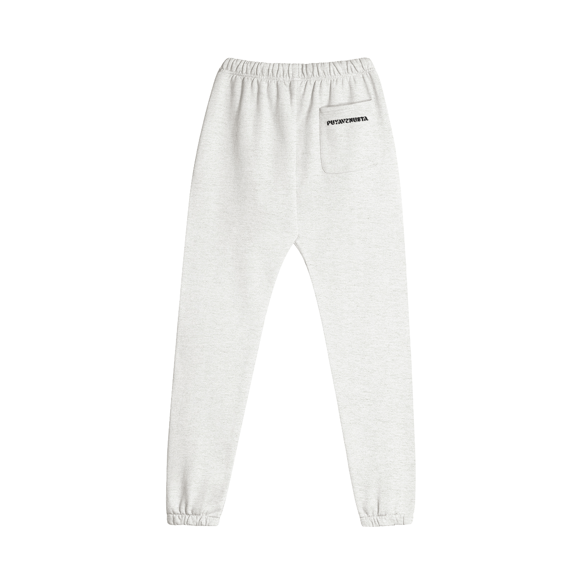 PUYAVENUSTA Fleece Lined Sweatpants 380 gsm (Black Logo) - PuyaVenusta