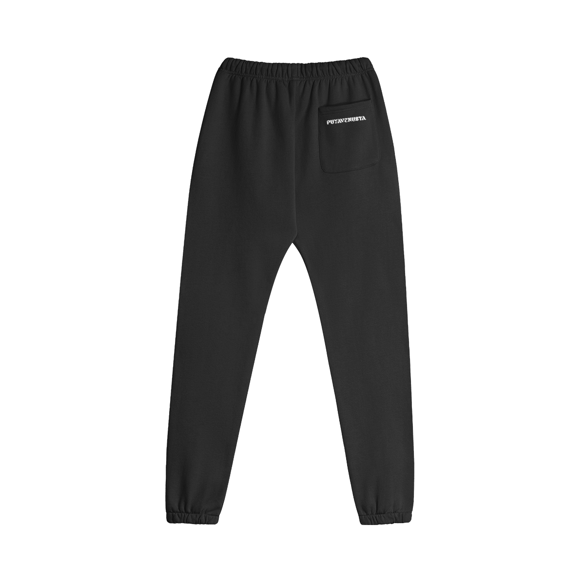 PUYAVENUSTA Fleece Lined Sweatpants 380 gsm (White Logo) - PuyaVenusta