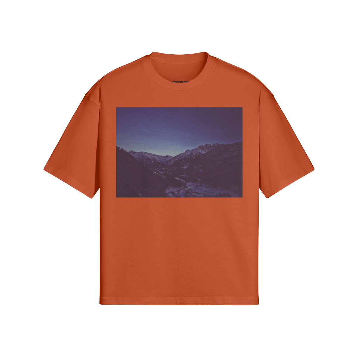 SWISS MOUNTAINS - PREMIUM COTTON BOXY T-SHIRT - PUYAVENUSTA