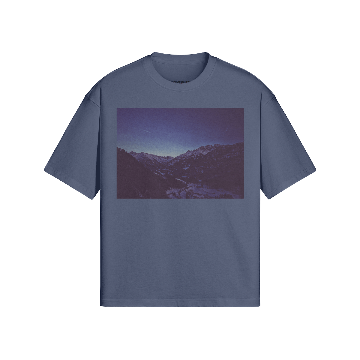 SWISS MOUNTAINS - PREMIUM COTTON BOXY T-SHIRT - PUYAVENUSTA