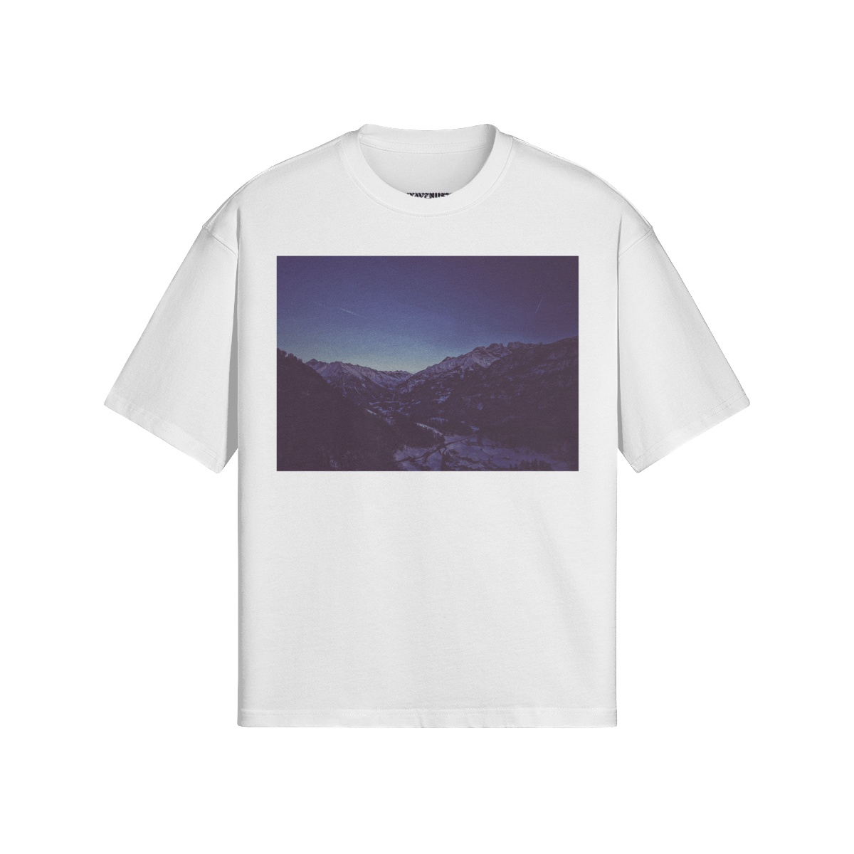 SWISS MOUNTAINS - PREMIUM COTTON BOXY T-SHIRT - PUYAVENUSTA