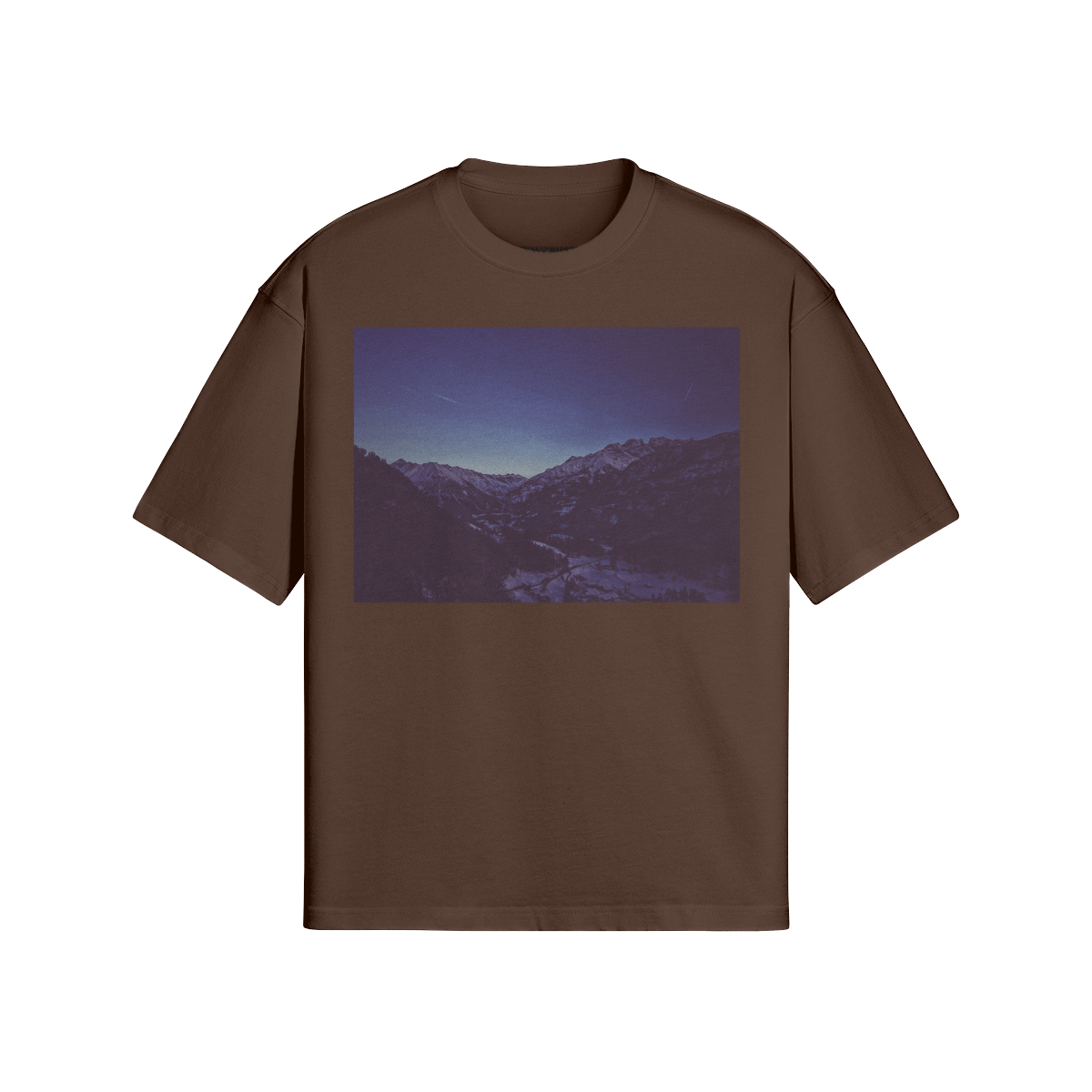 SWISS MOUNTAINS - PREMIUM COTTON BOXY T-SHIRT - PUYAVENUSTA