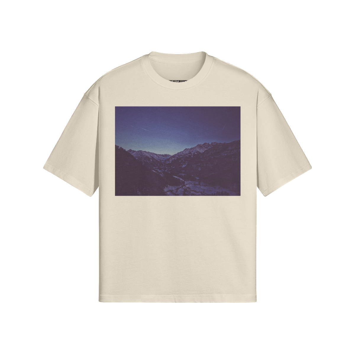 SWISS MOUNTAINS - PREMIUM COTTON BOXY T-SHIRT - PUYAVENUSTA
