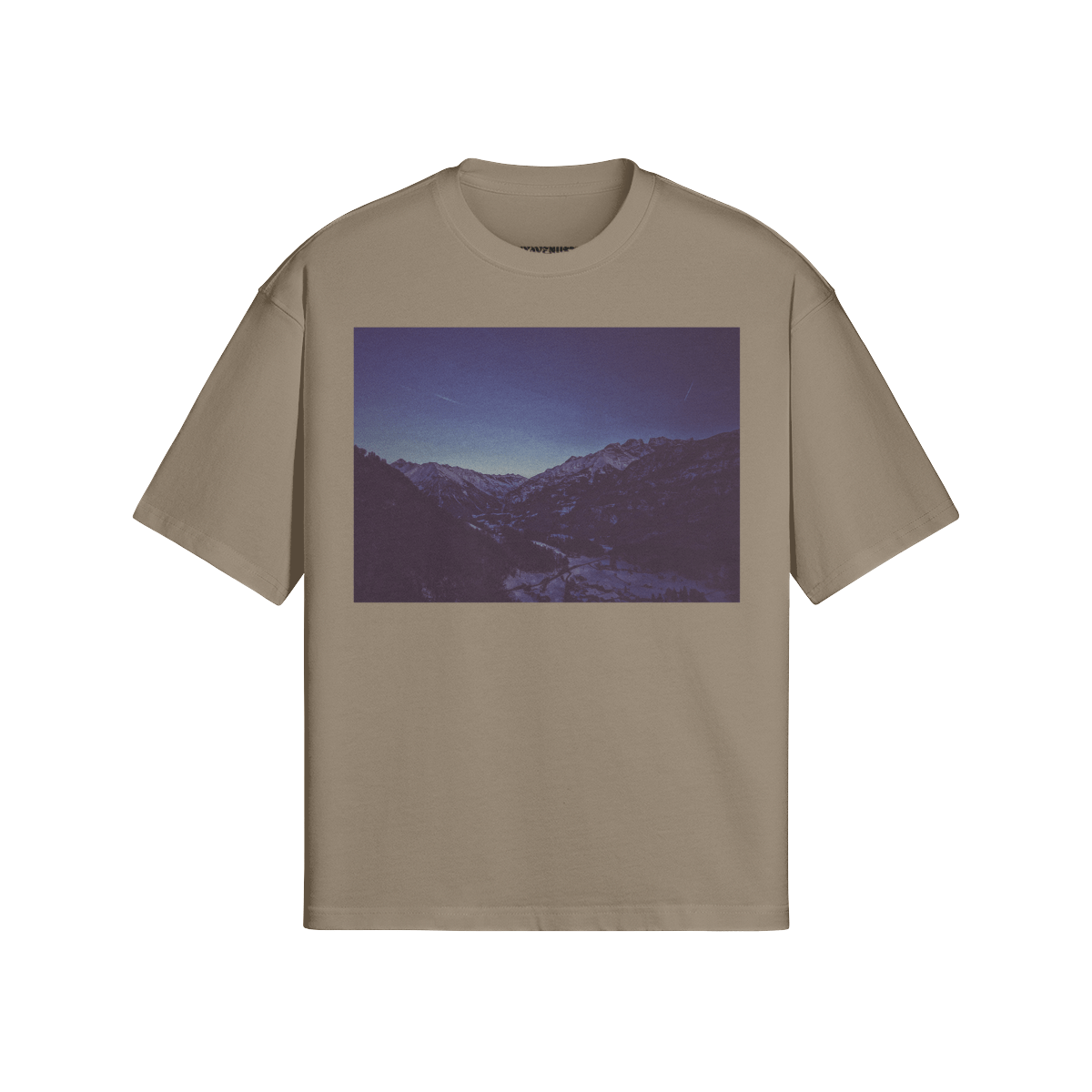 SWISS MOUNTAINS - PREMIUM COTTON BOXY T-SHIRT - PUYAVENUSTA
