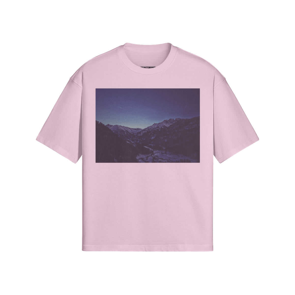 SWISS MOUNTAINS - PREMIUM COTTON BOXY T-SHIRT - PUYAVENUSTA