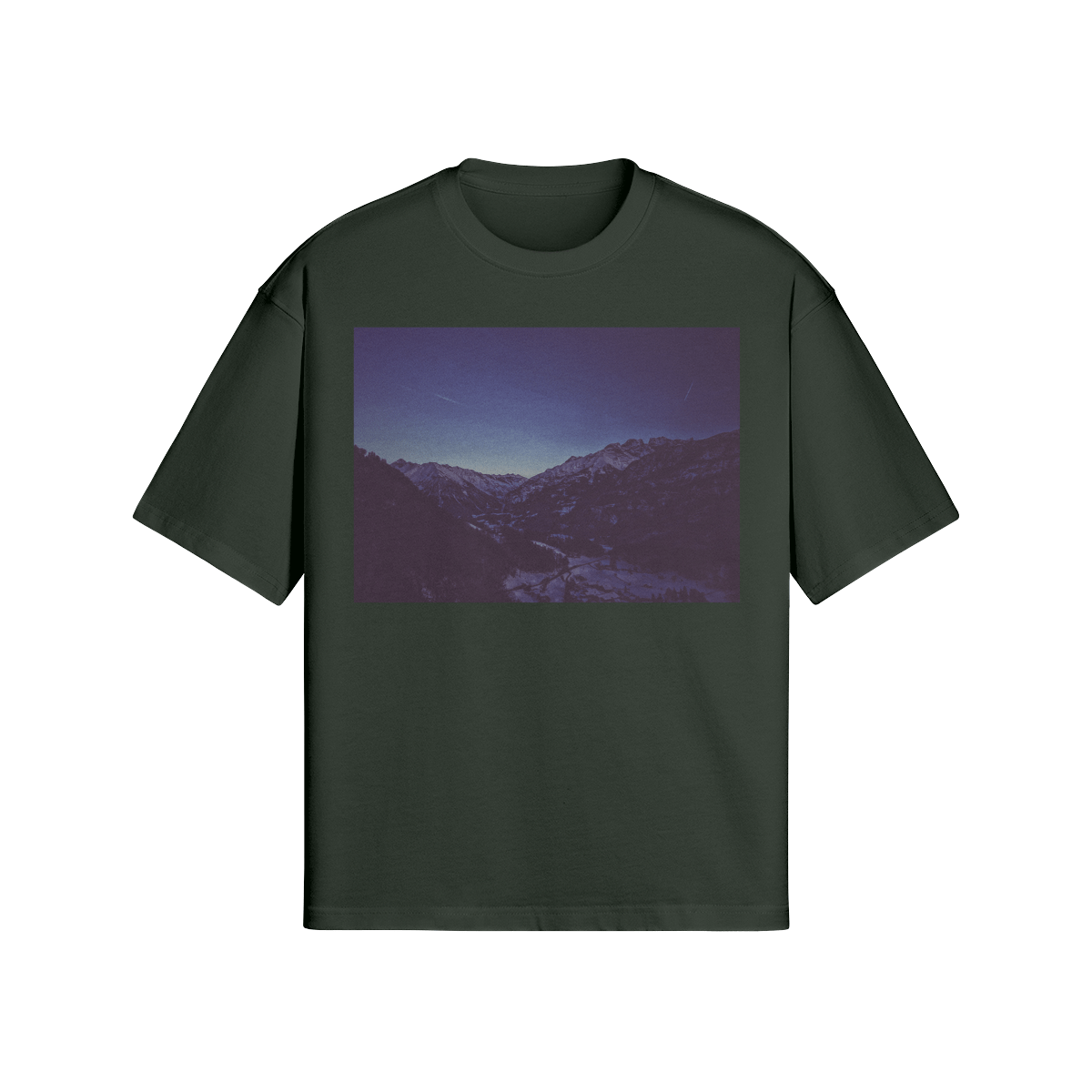SWISS MOUNTAINS - PREMIUM COTTON BOXY T-SHIRT - PUYAVENUSTA